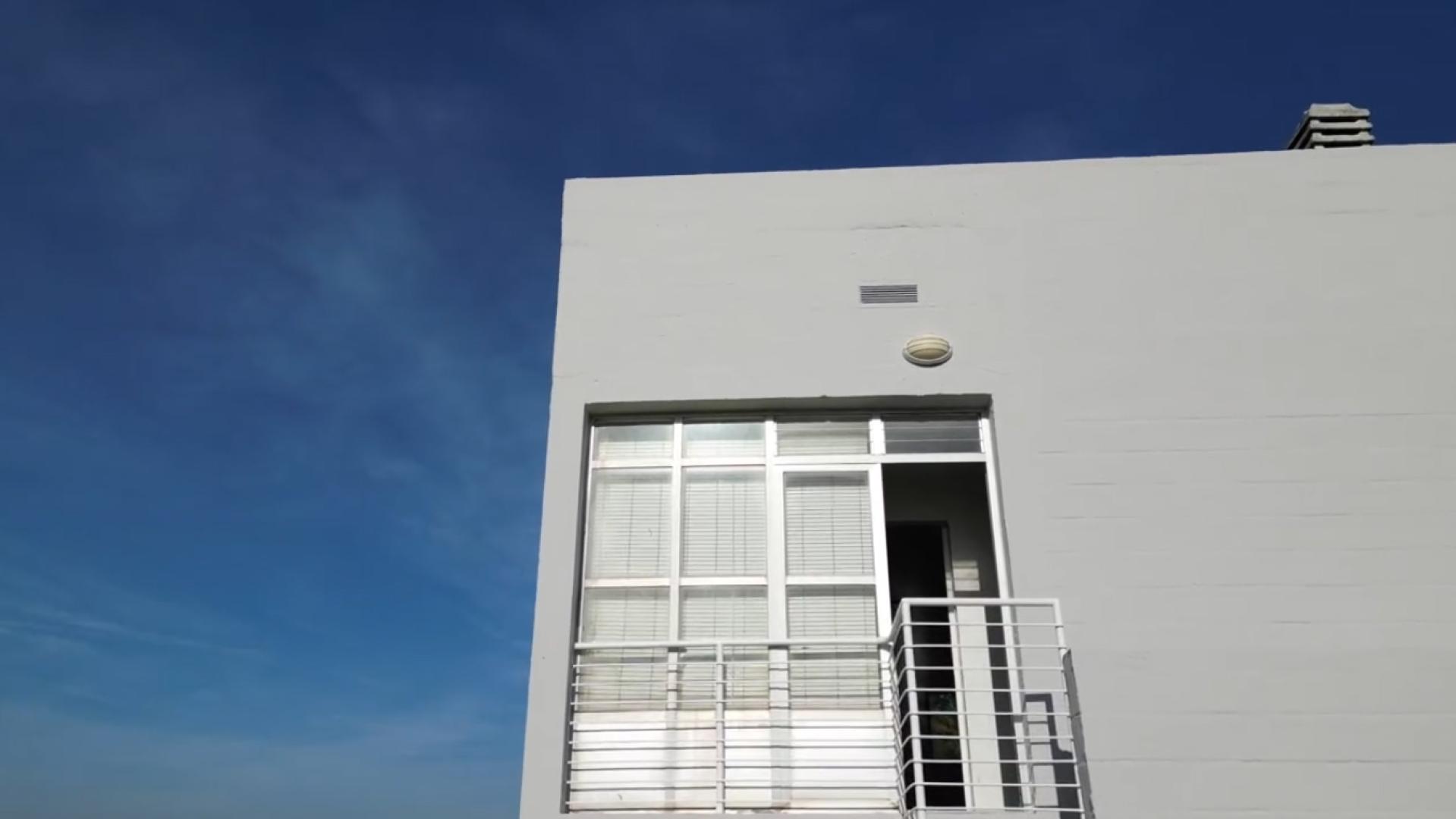 Última planta de la casa proyectada por el arquitecto navarra Francisco Javier Biurrun