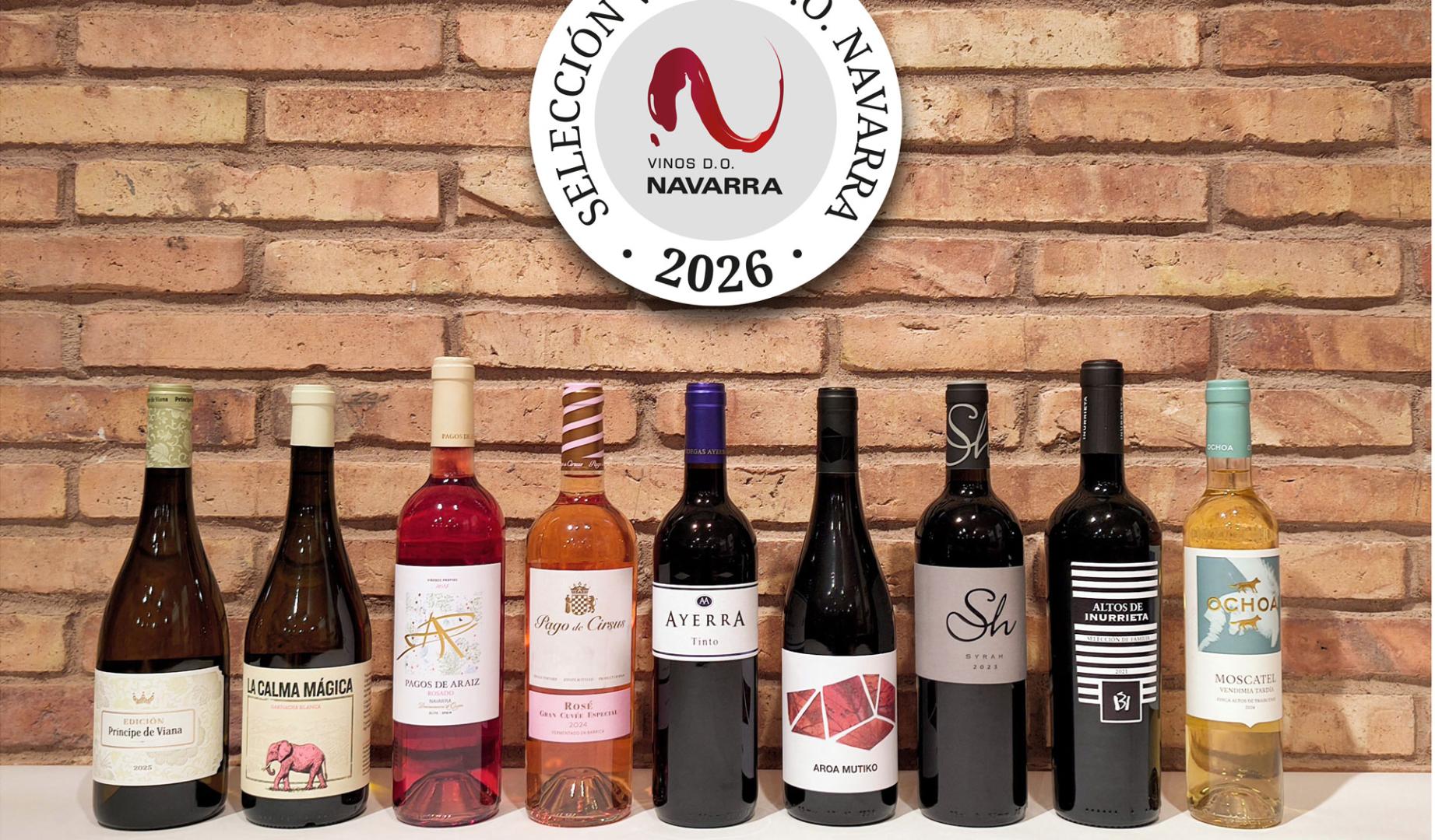 Los nueve vinos seleccionados por la Denominación de Origen Navarra