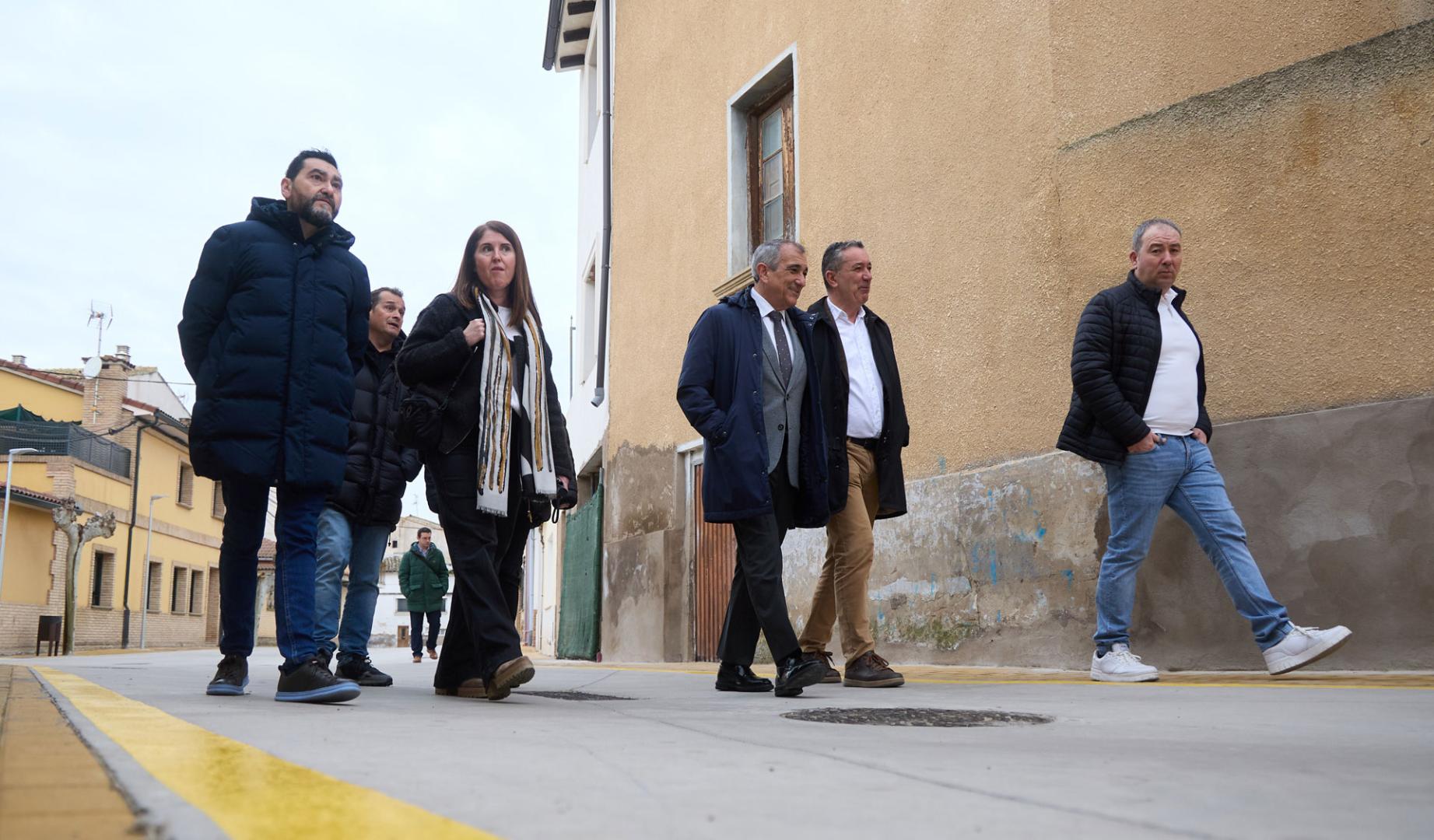 Las actuaciones llevadas a cabo en Arguedas se han centrado en las calles Santa Bárbara y San Isidro