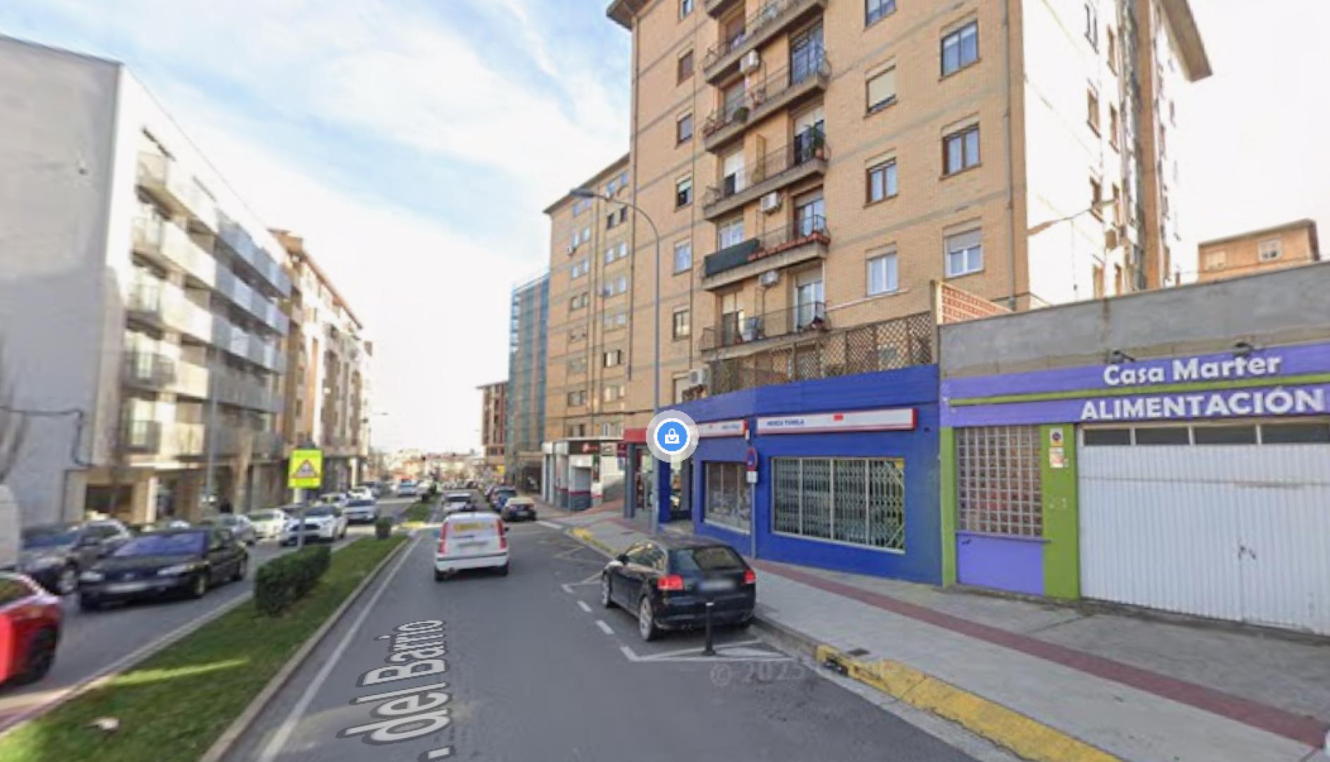 Avenida del Barrio en Tudela.