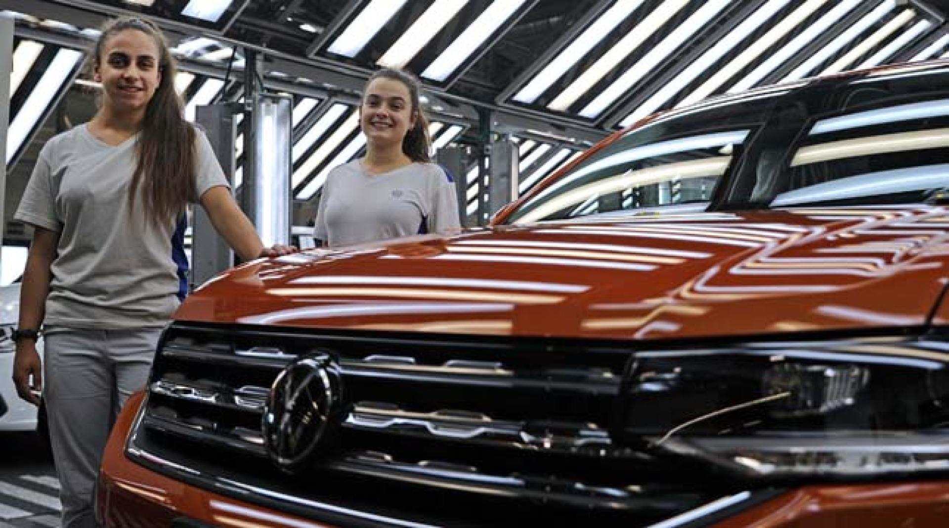 Estudiantes en Volkswagen Academy