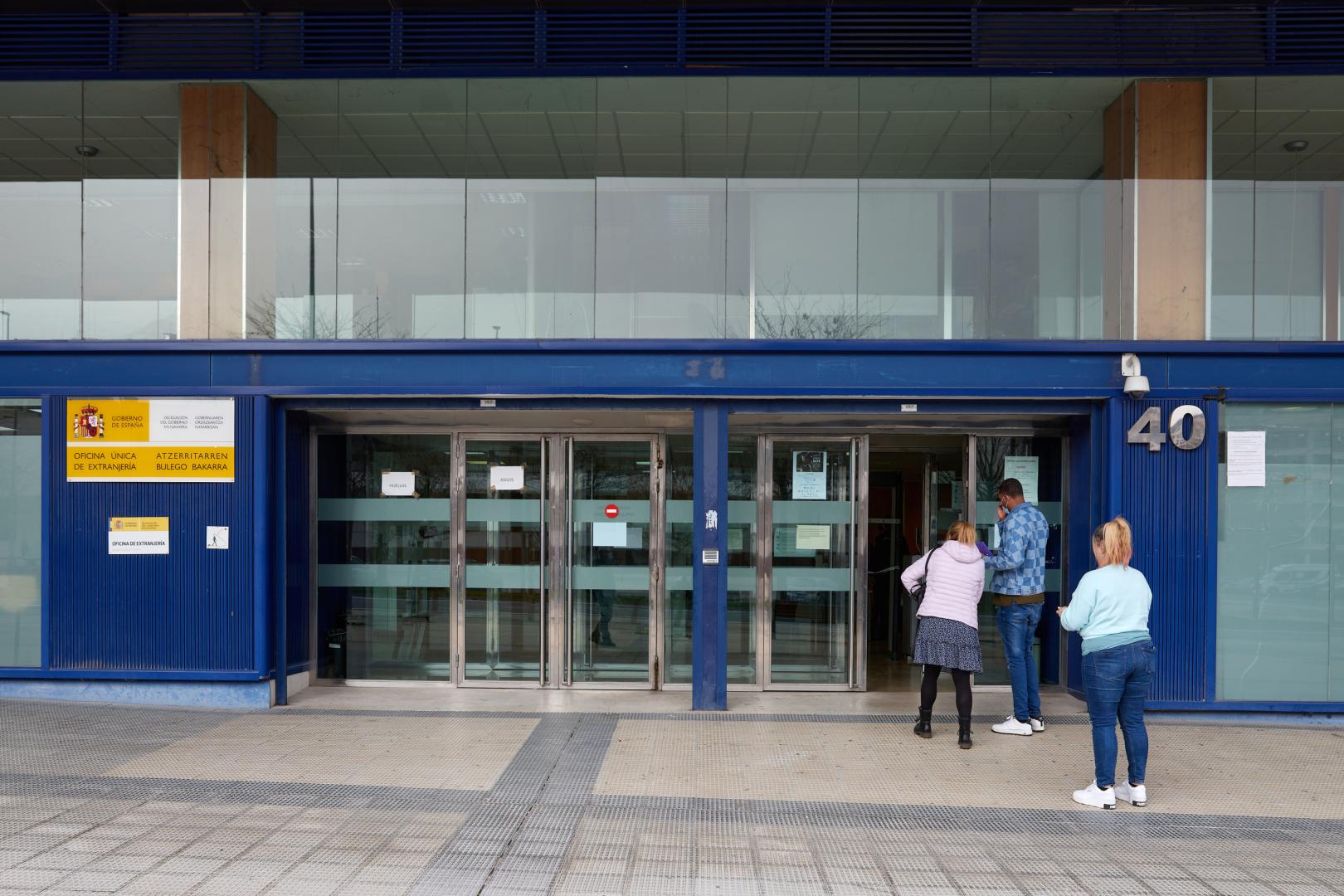 Oficina única de Extranjería.