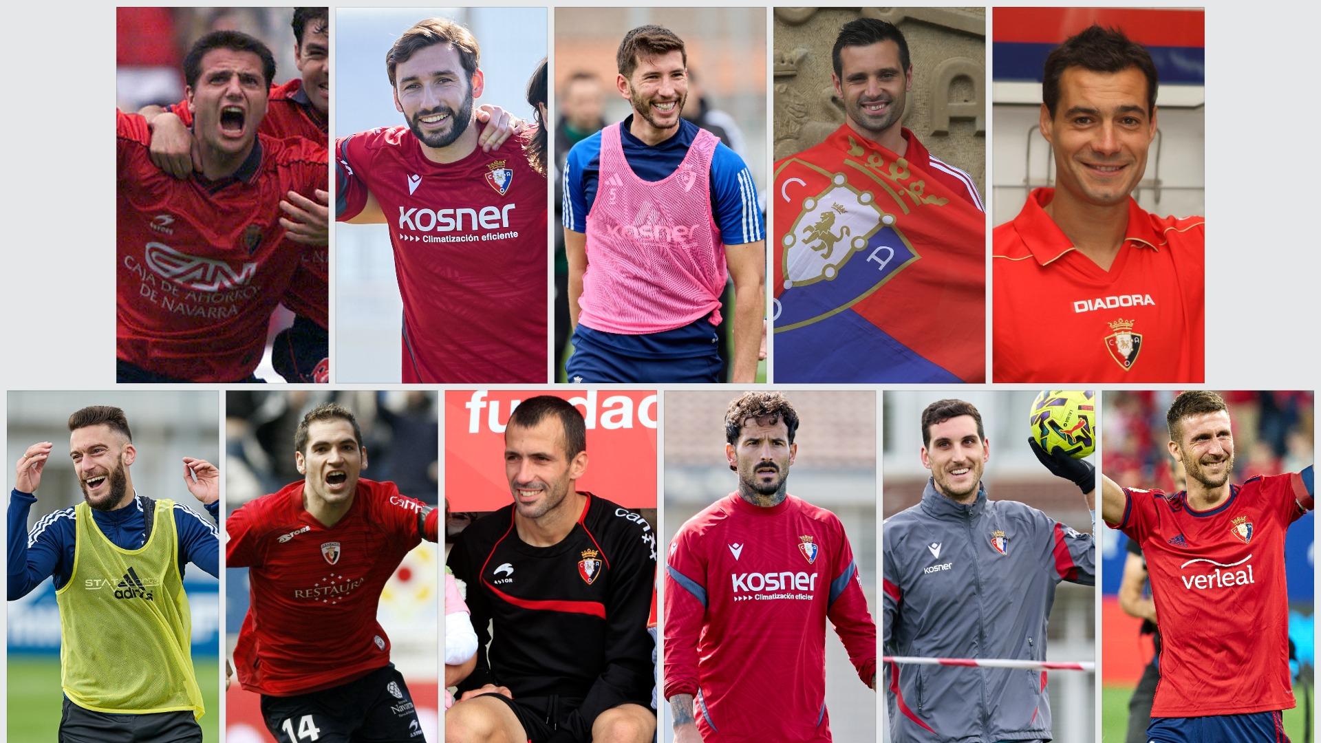 Figuras osasunistas y su llegada a los 250 partidos oficiales