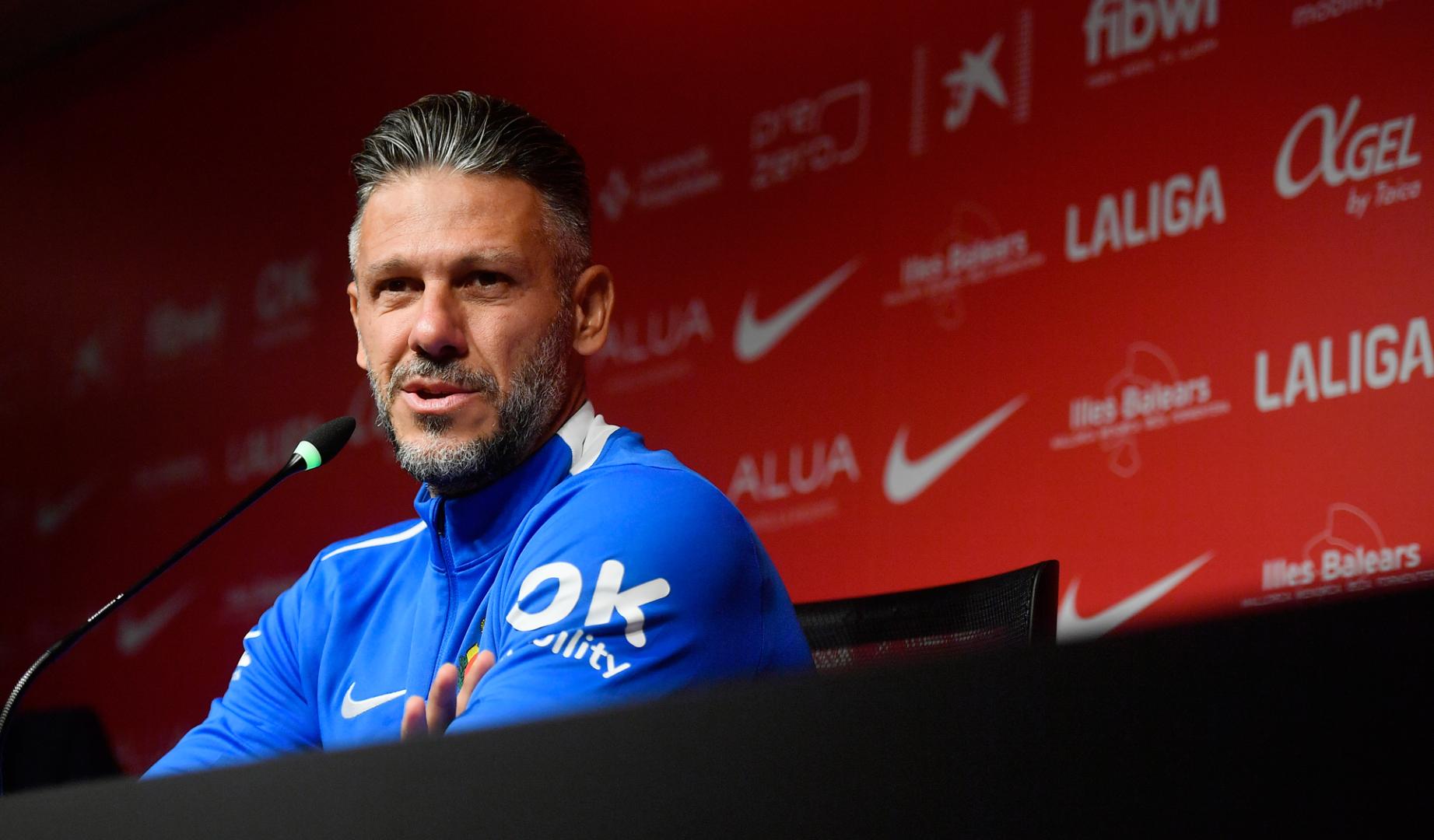 El entrenador del RCD Mallorca, Martín Demichellis