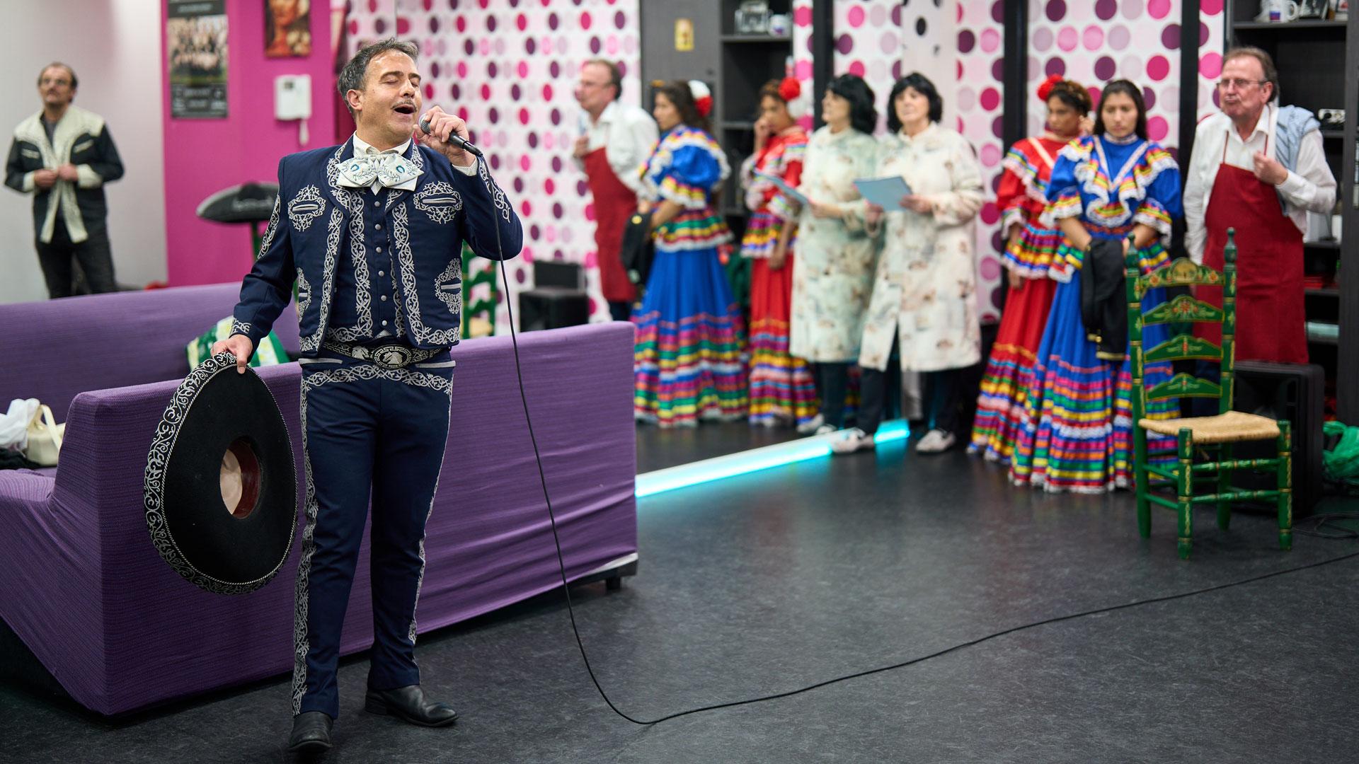 Un momento del ensayo general de ‘Ay de mí llorona’