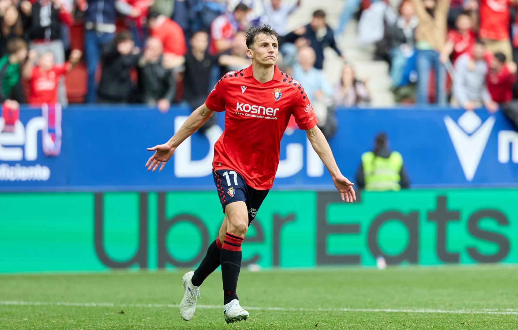Budimir marcó su gol número 13 en esta Liga