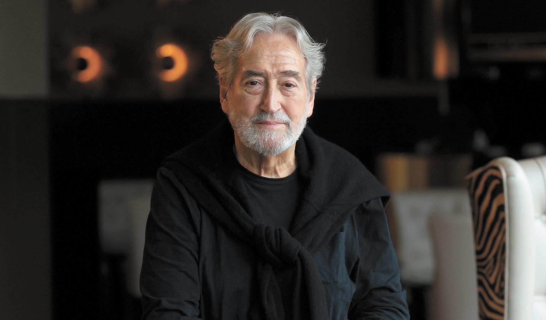 El músico Jordi Savall, fotografiado este sábado en Pamplona