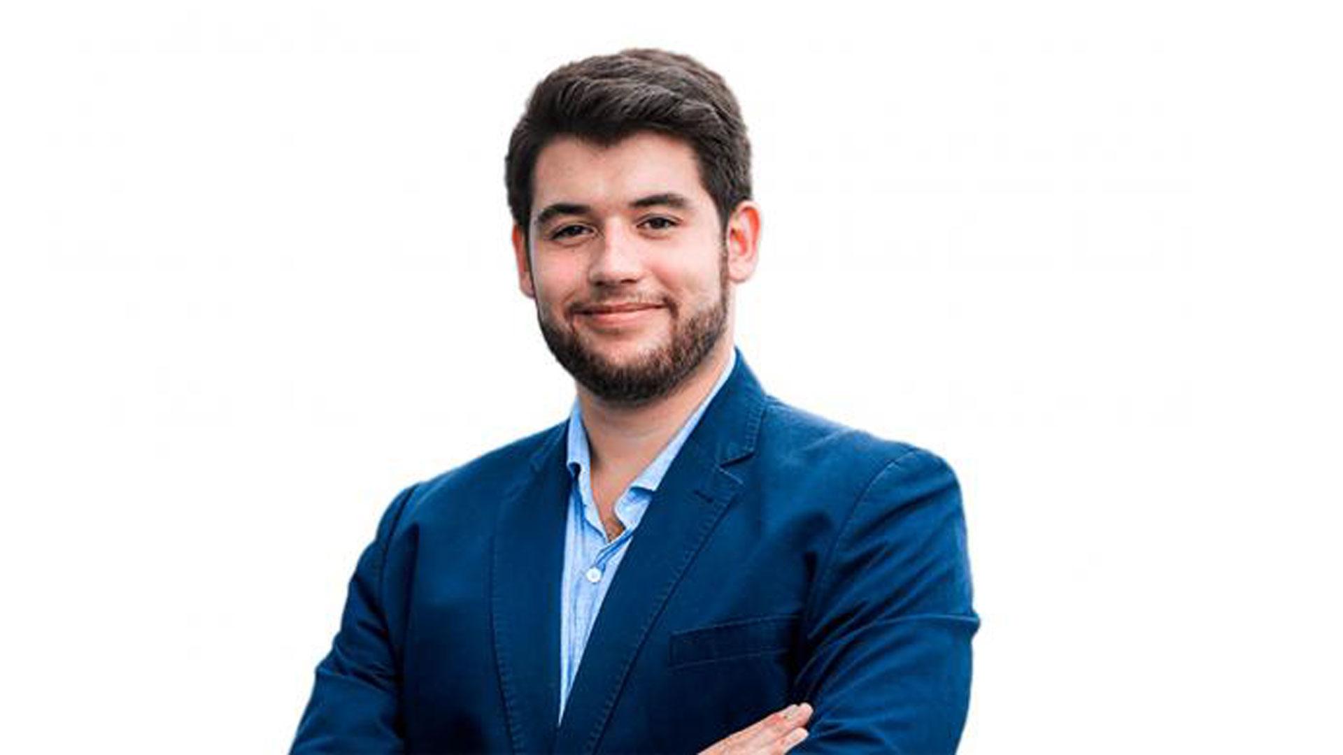 El secretario de Nuevas Generaciones del PP, Carlo Angrisano, en una imagen del partido