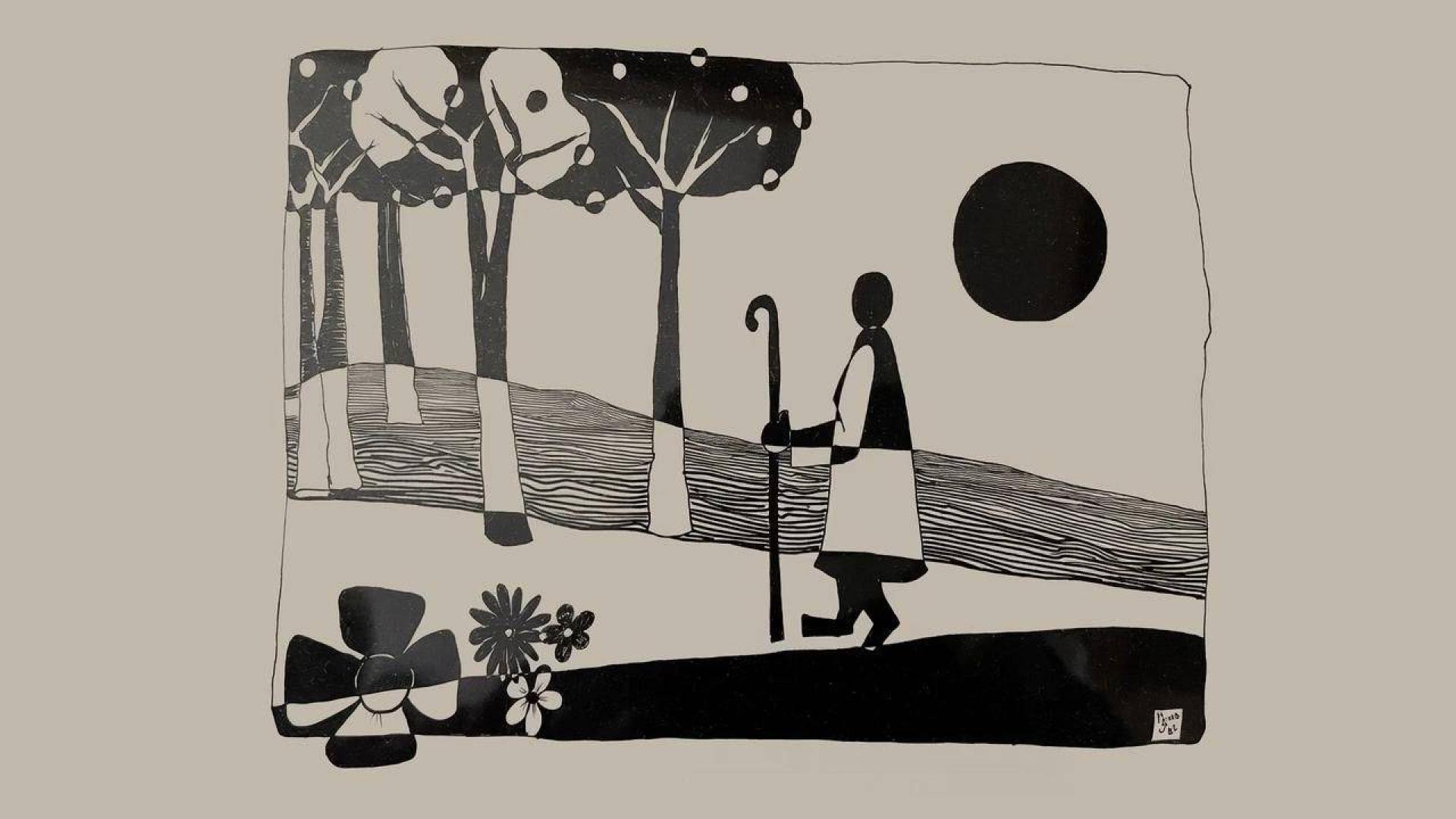 El único dibujo que conserva Fefa y que sale en el corto