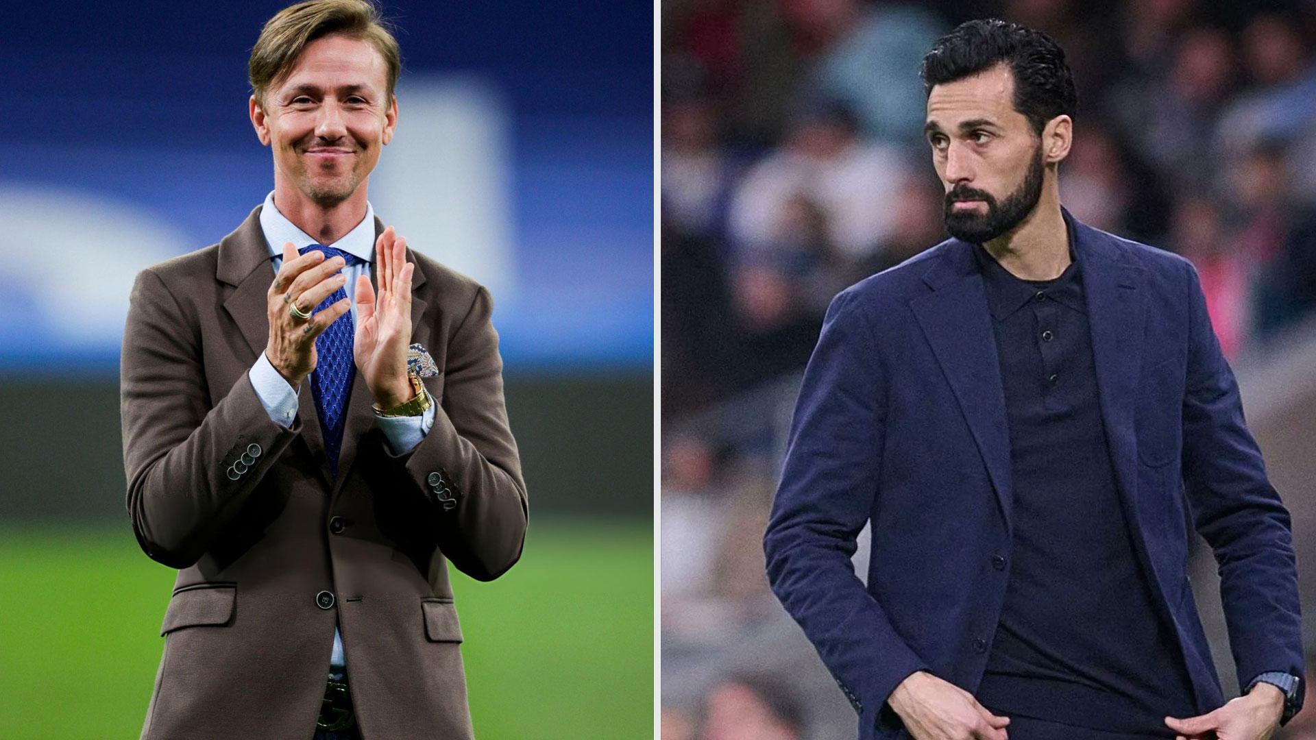 José María Gutiérrez 'Guti' y Álvaro Arbeloa