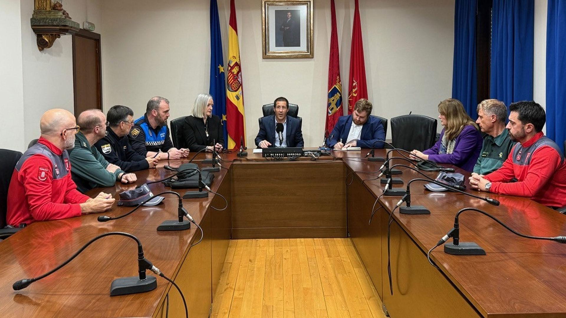 Celebración de la junta de seguridad de Peralta en la que se adhirió al sistema VioGén
