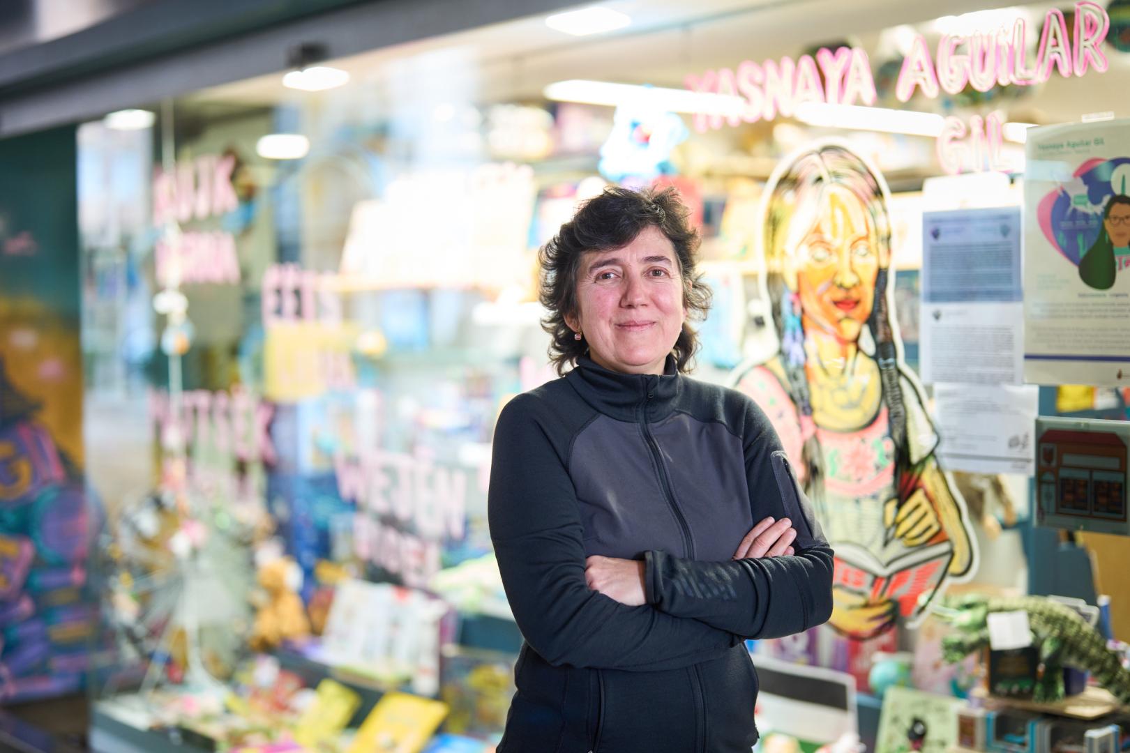 Olga Martínez, presidenta de la Asociación de Comerciantes de Navarra
