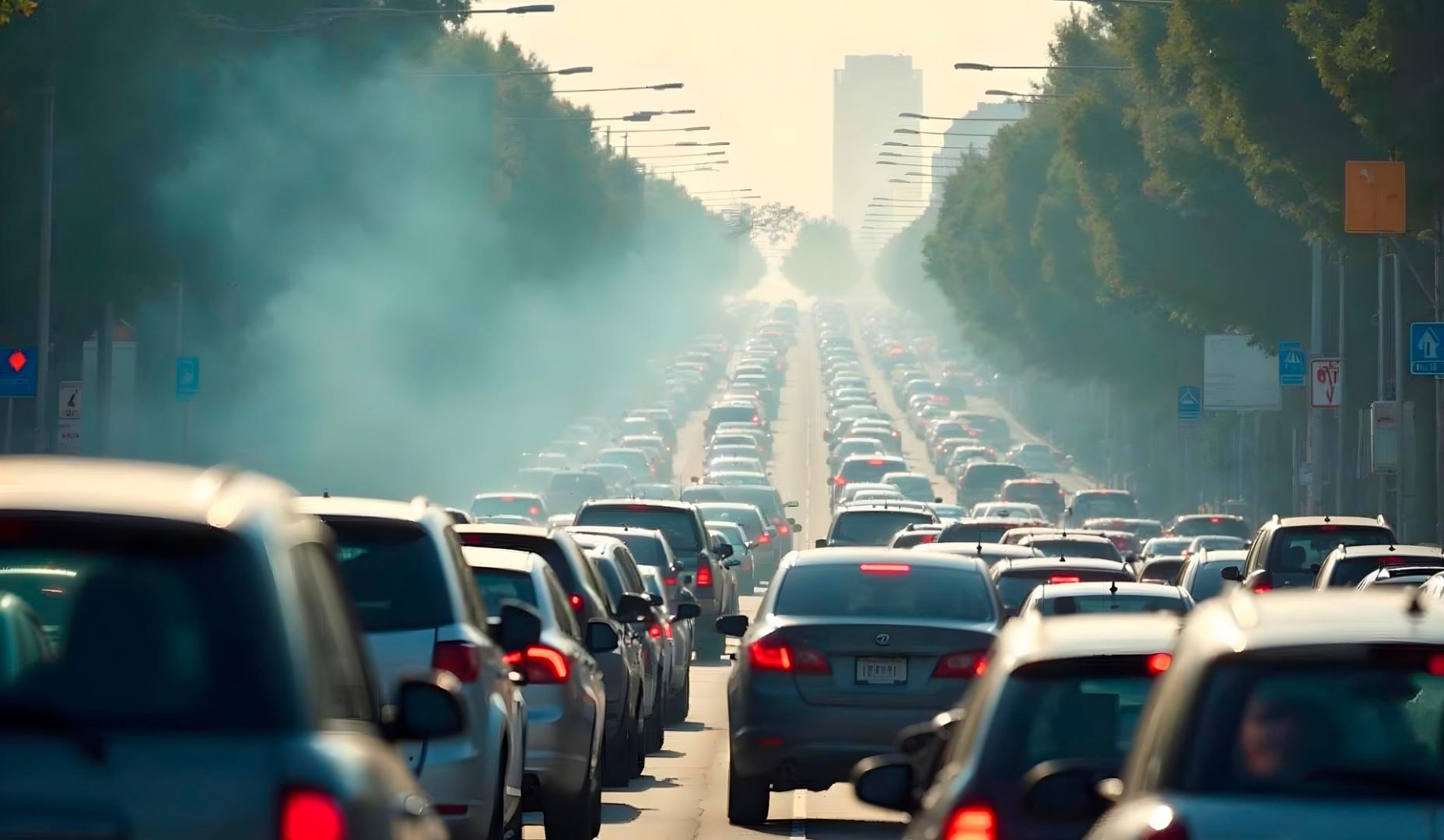 Contaminación producida por la combustión de los coches