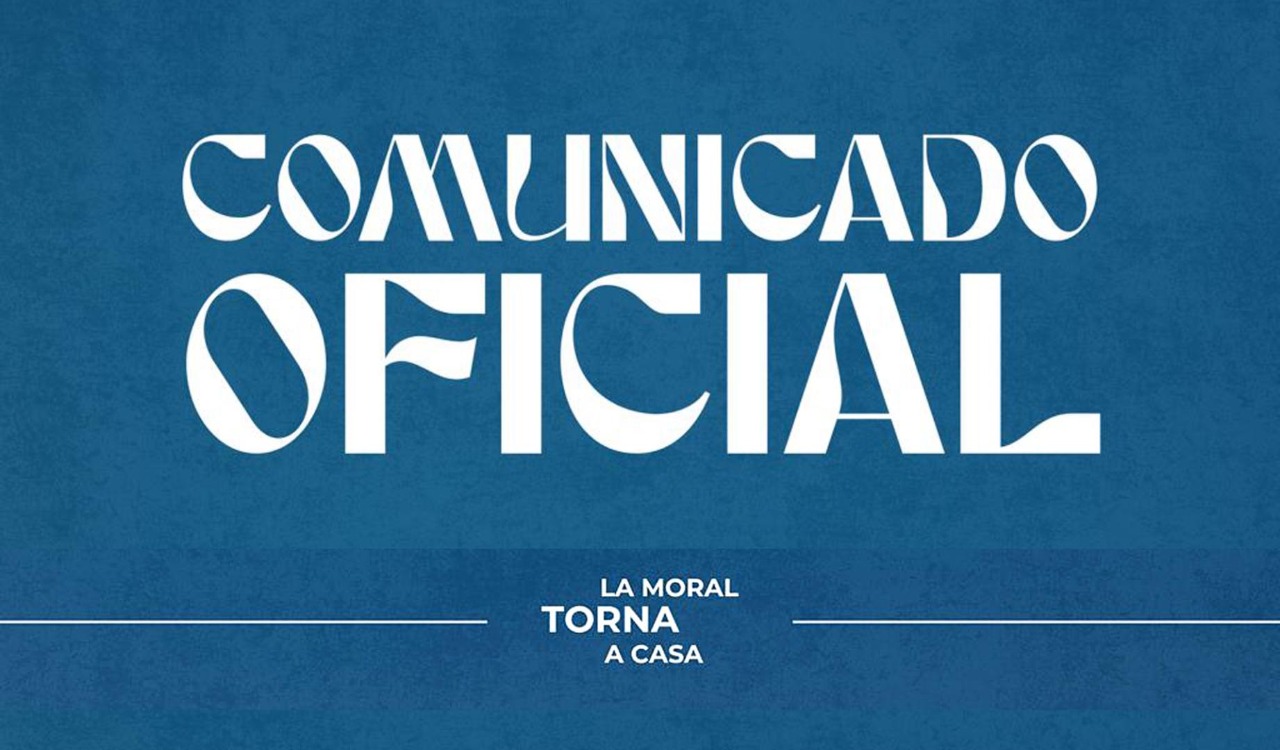 Imagen que acompañó al comunicado del Alcoyano