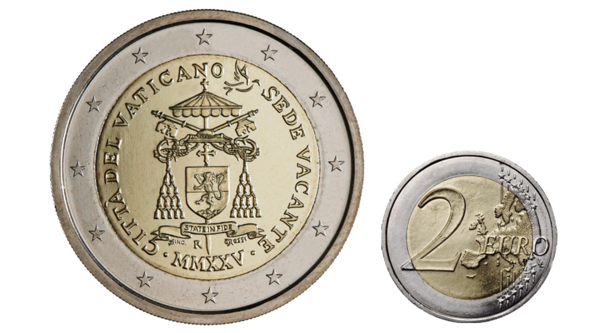 Cara nacional y común de la nueva moneda del Vaticano