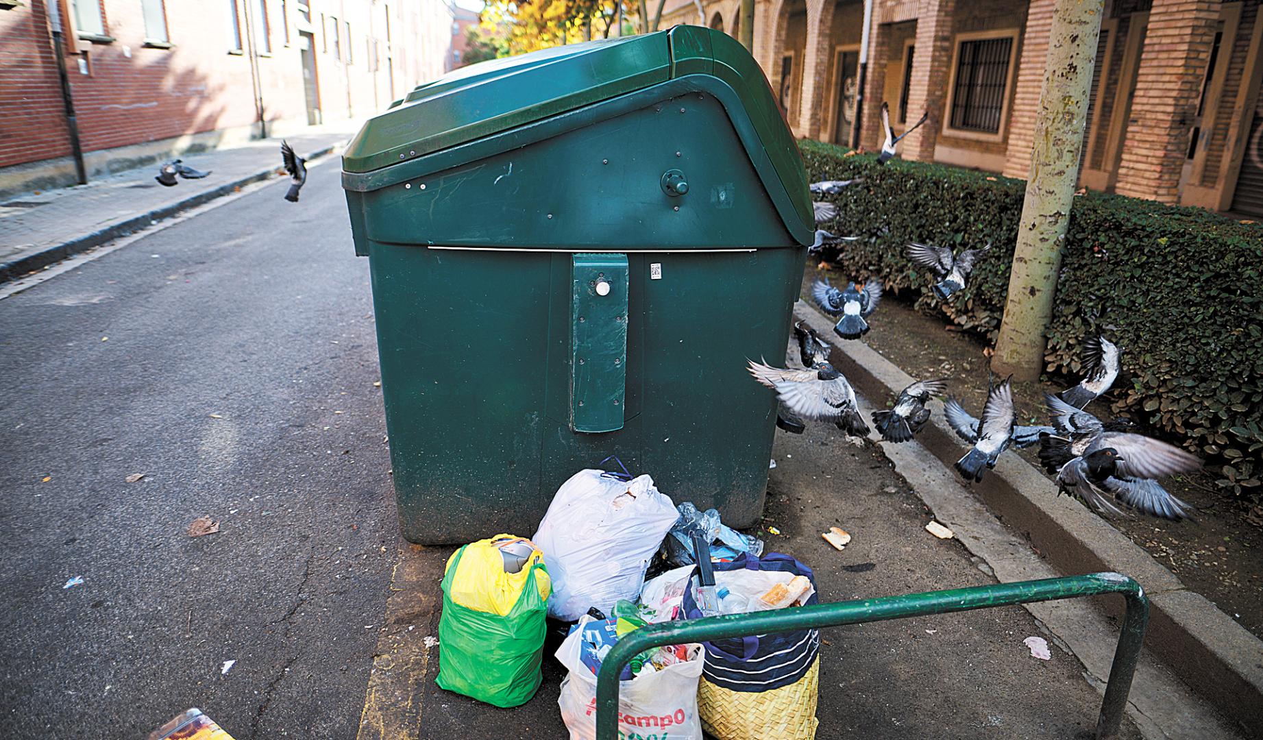 Imagen tomada hace dos años en el barrio de San Pedro de la Rochapea