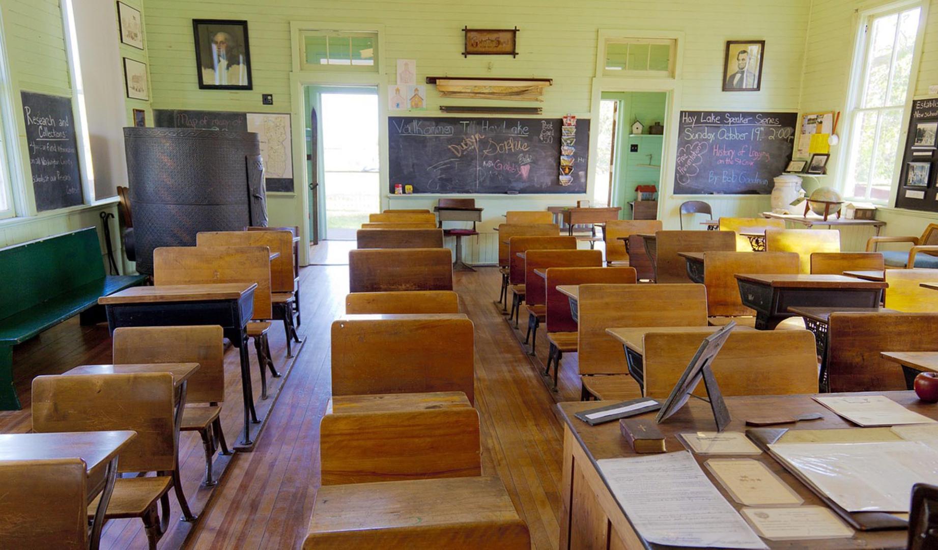 Un aula vacía
