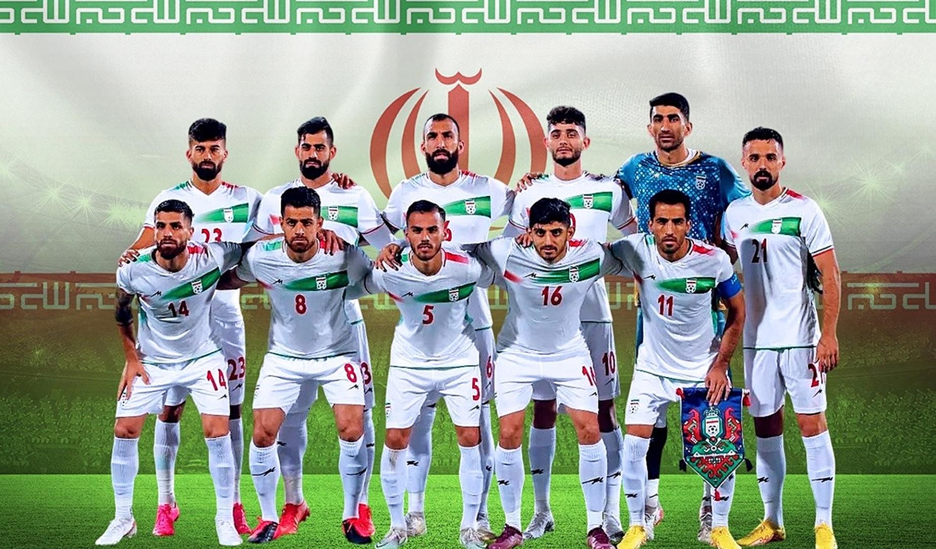Imagen de un once de la selección de fútbol de Irán