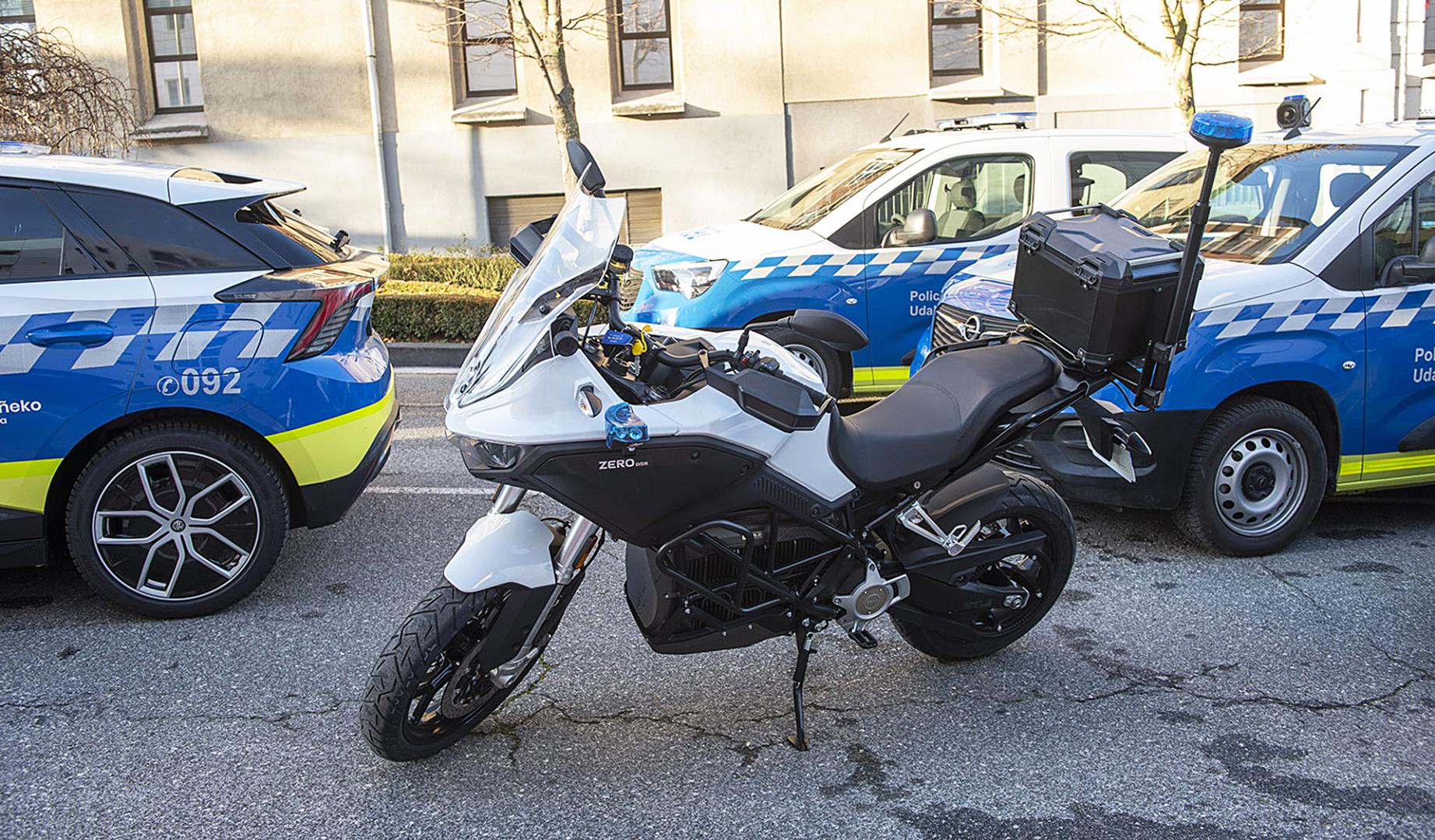 Imagen de una de las motocicletas cedidas por la Policía Municipal a la DYA