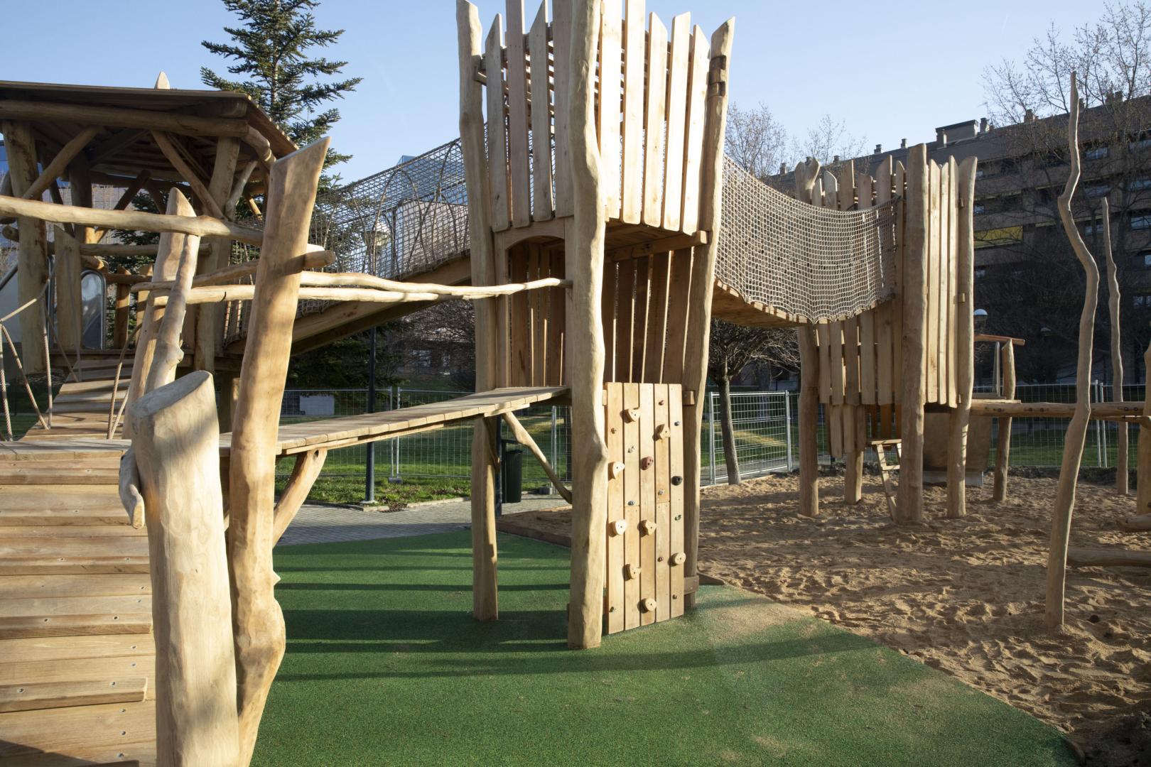 Nuevo parque Tomás Caballero en Pamplona.
