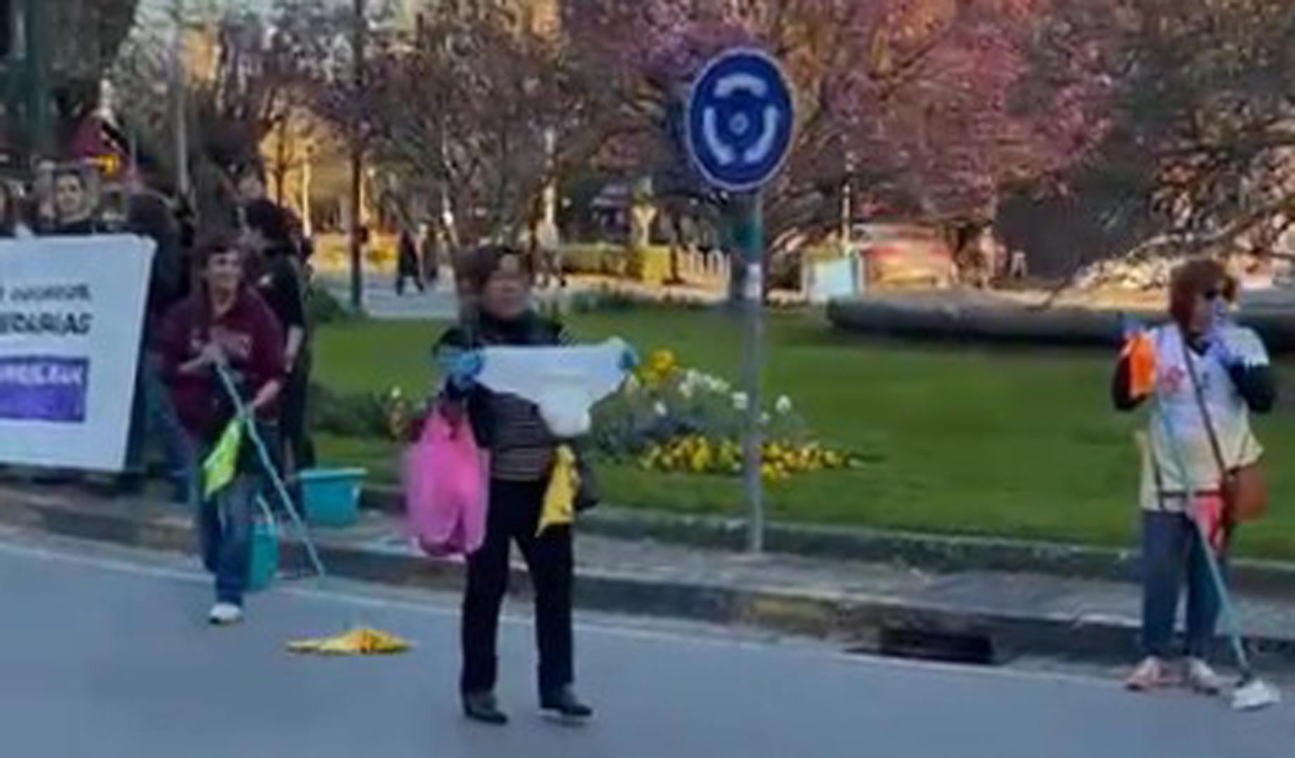 Trabajadoras del hogar y cuidados han salido a la calle por la huelga general
