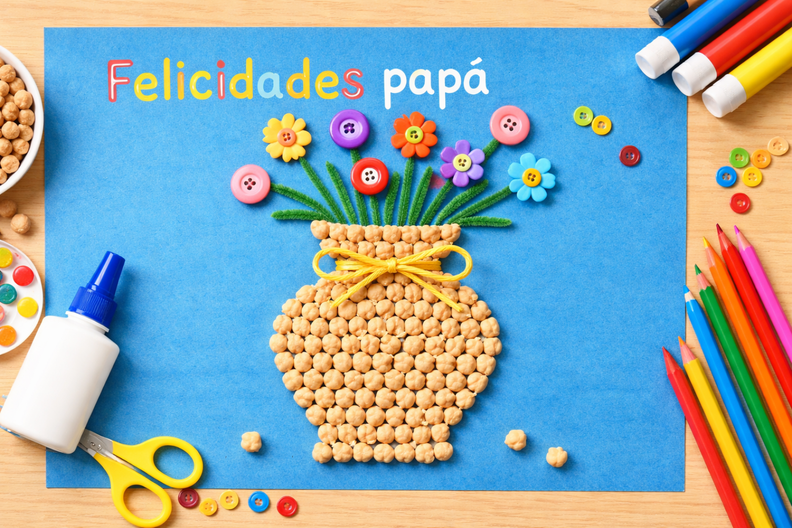 Una manualidad escolar para regalar en el Día del Padre
