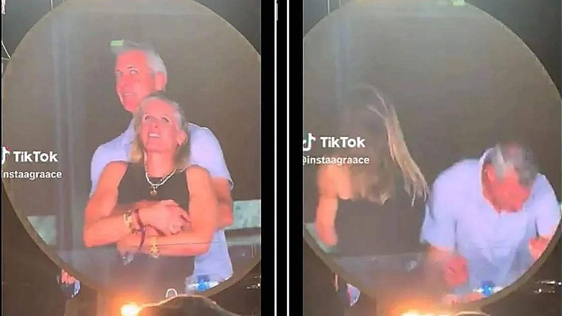 La imagen que se hizo viral de una pareja captada por la 'kisscam' de un concierto de Coldplay y que destapó una doble infidelidad