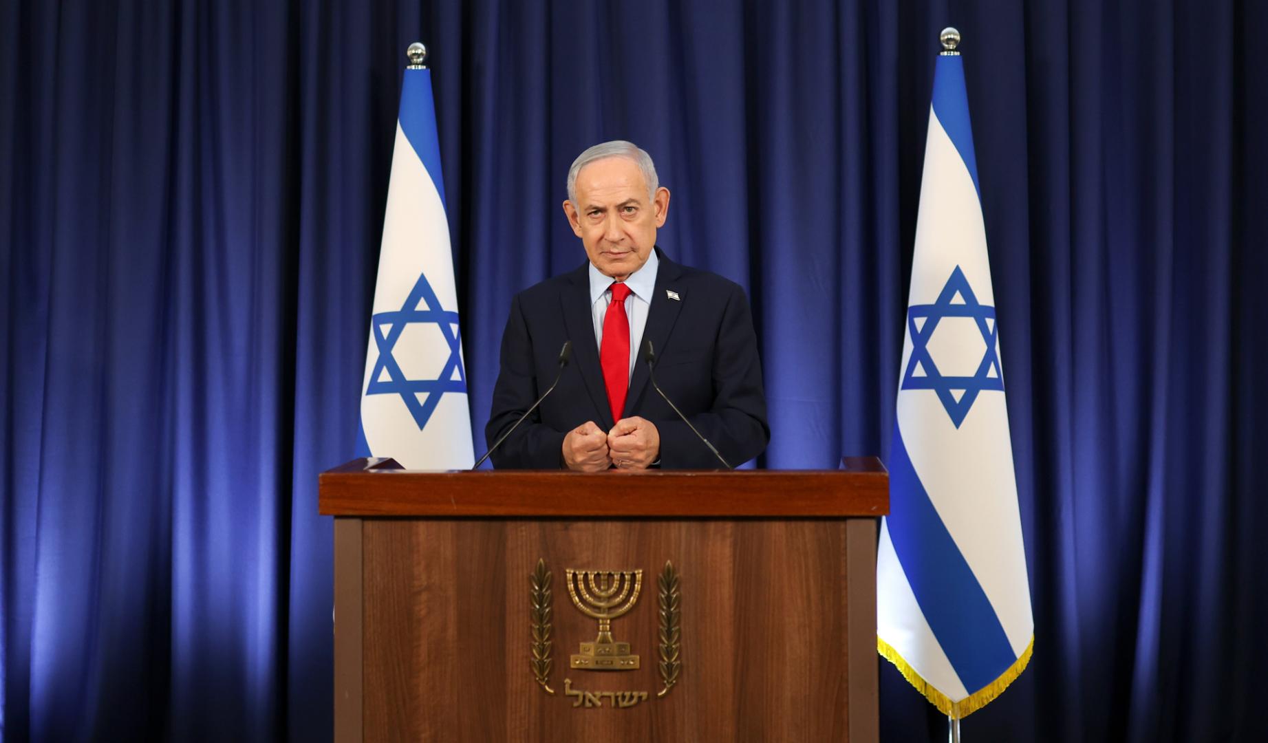 El primer ministro israelí, Benjamin Netanyahu