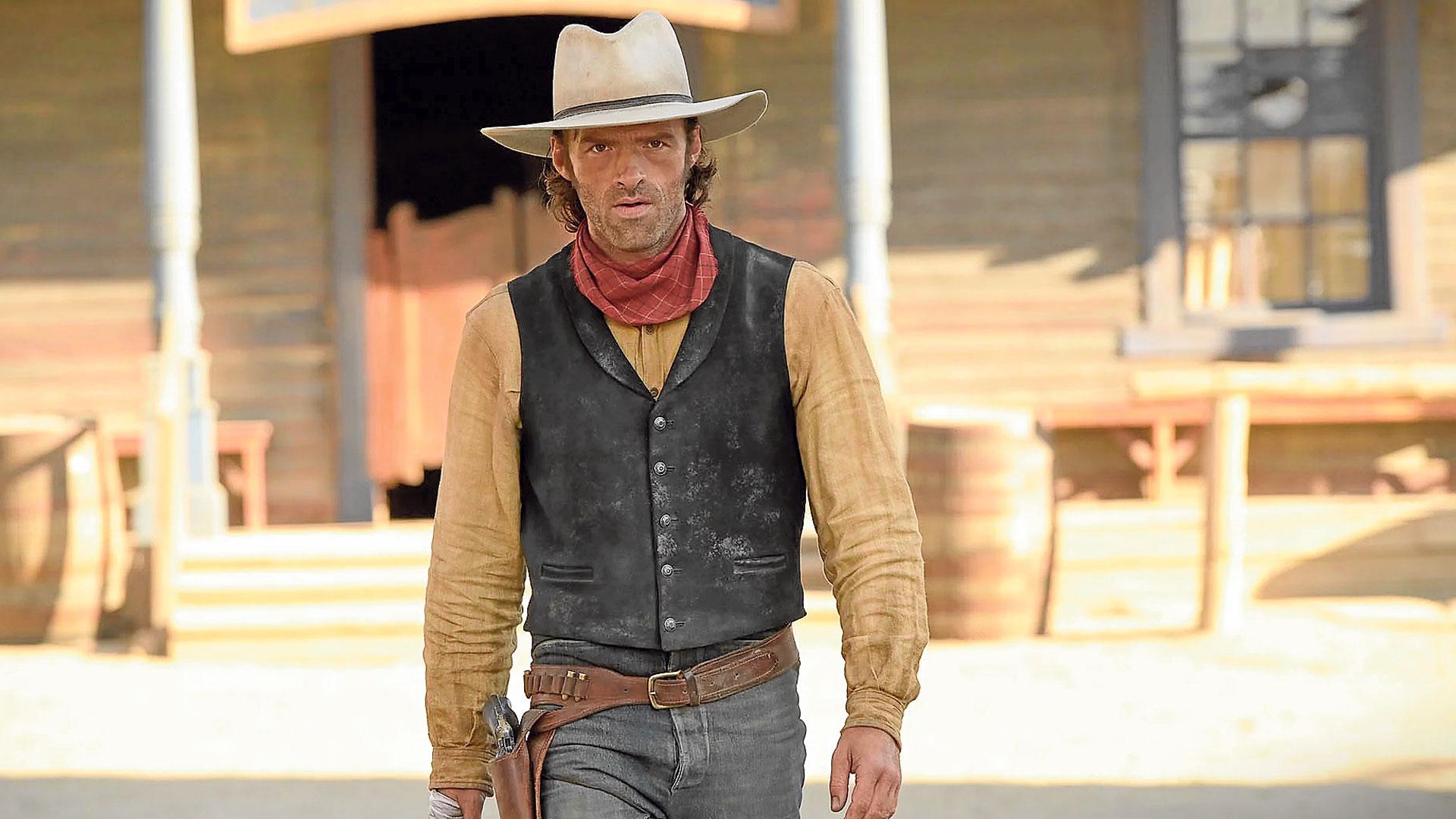 Alban Lenoir en ‘Lucky Luke’. Abajo a la izquierda, Lisa Kudrow en ‘The Comeback’. Abajo a la derecha, Jacob Dudman en ‘Scrubs’