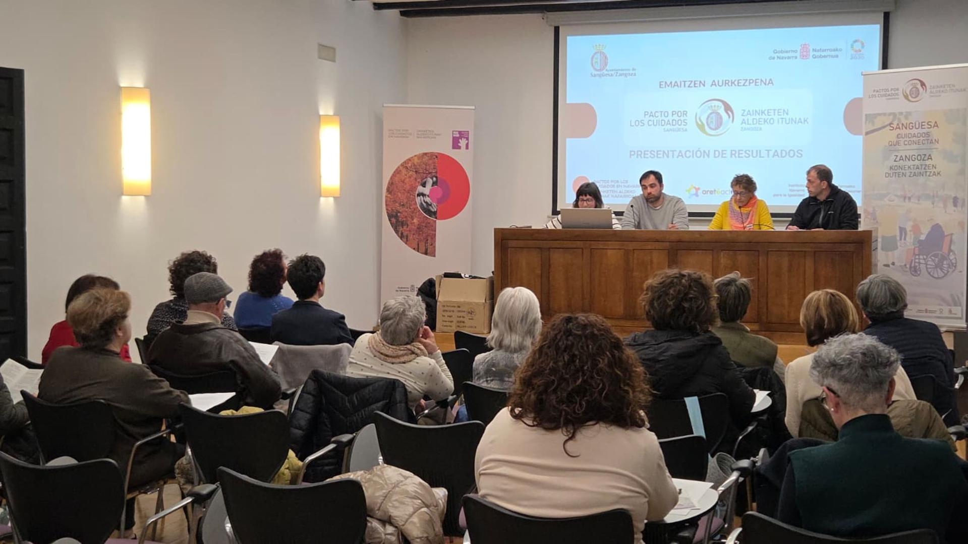 Presentación de resultados de la encuesta ciudadana de Sangüesa