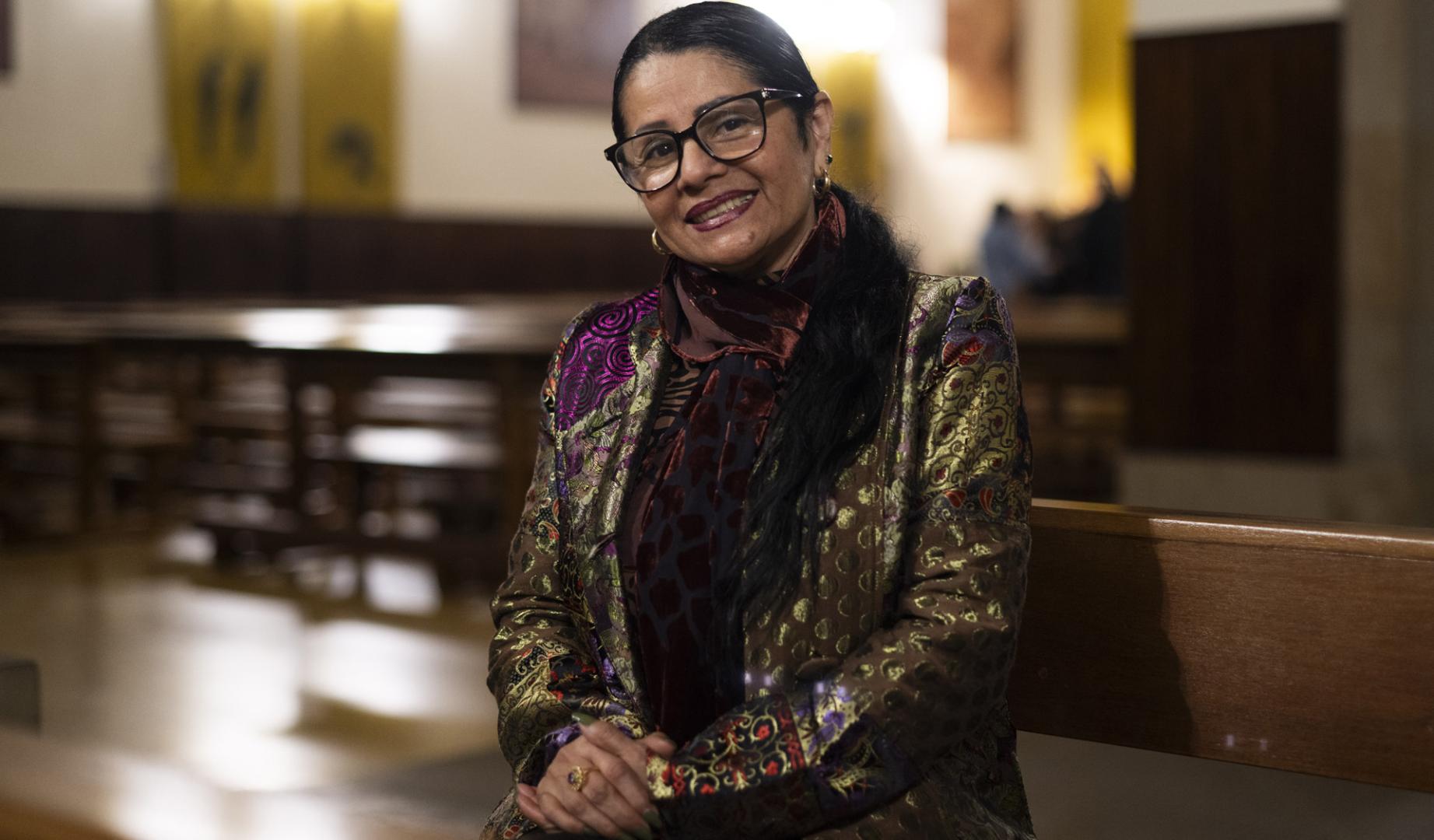 Sheila Liliana Pflucker Segovia, peruana de 59 años, lleva cinco en Navarra