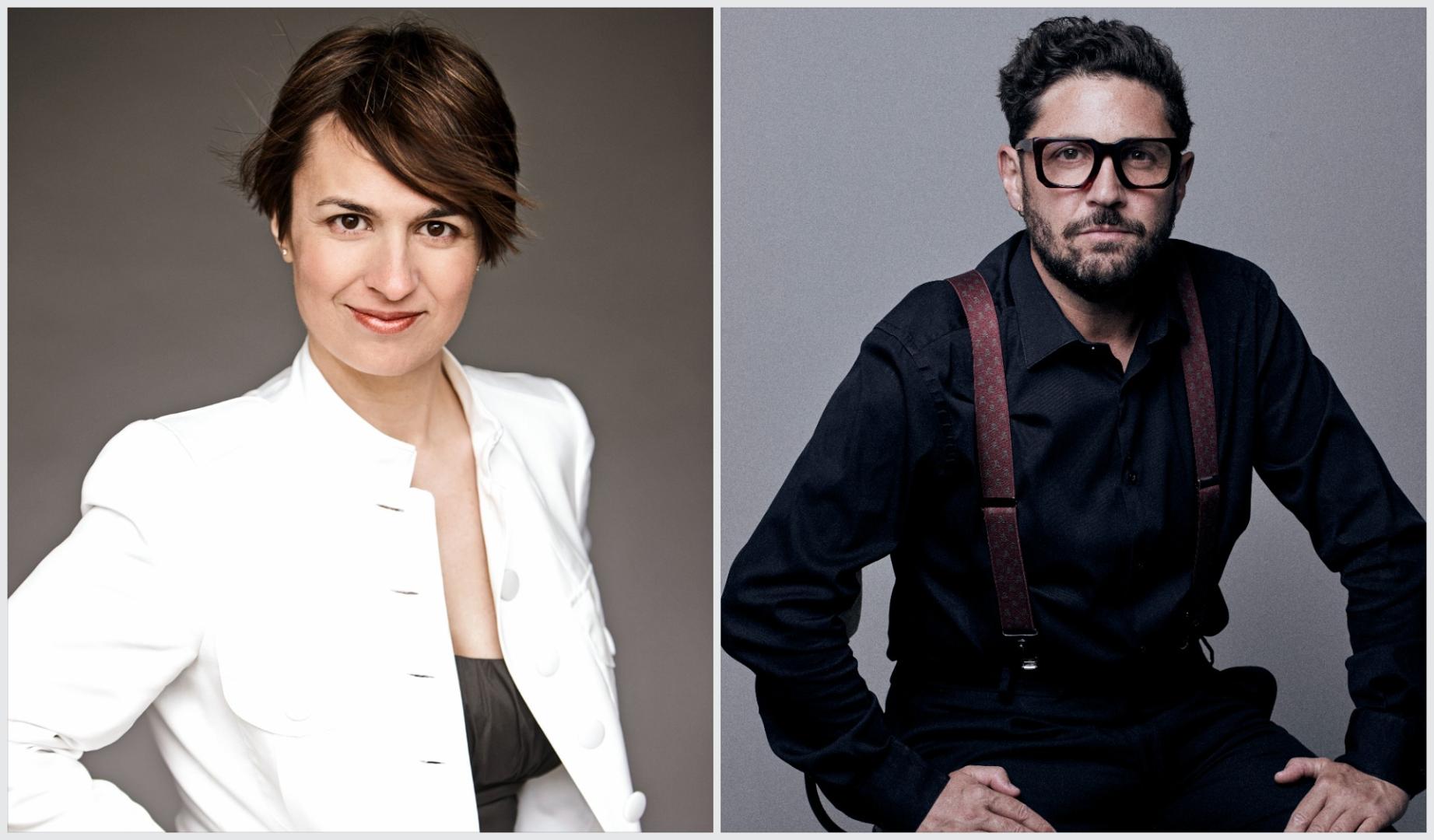 La mezzo Maite Beaumont y el director de orquesta Aarón Zapico