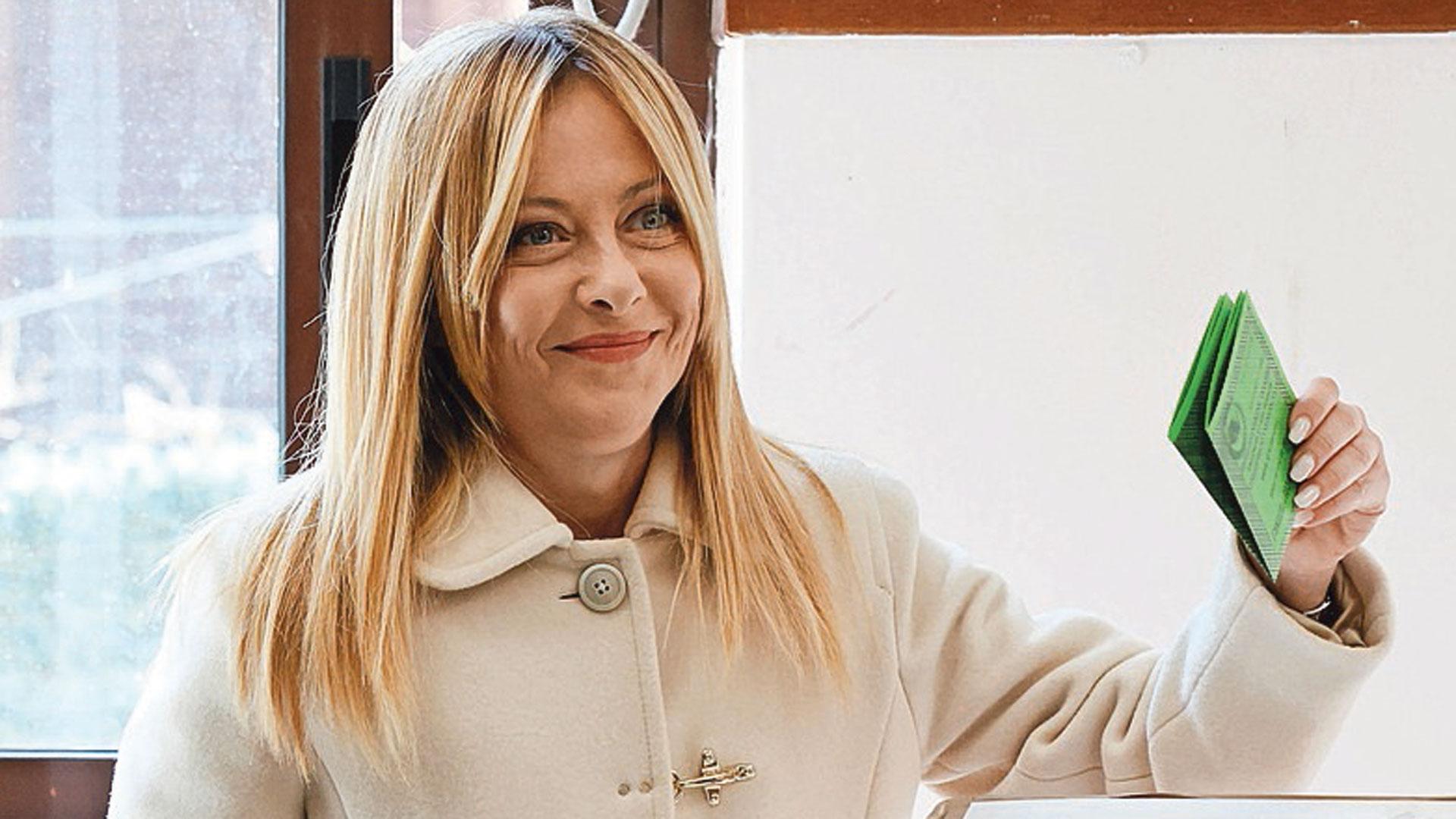 La primera ministra italiana, Giorgia Meloni