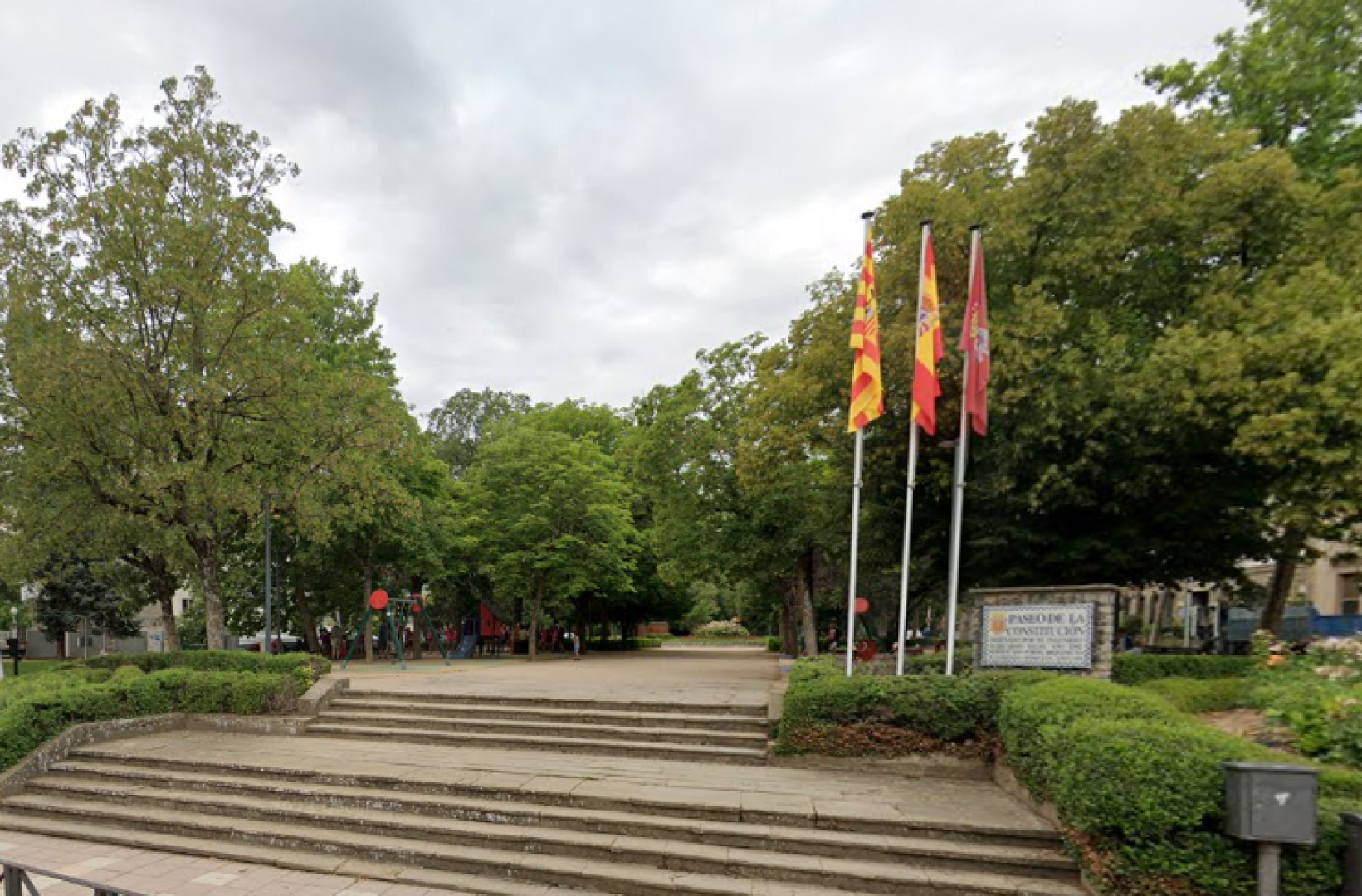 Imagen general del paseo de la Constitución, lugar donde ocurrieron los hechos