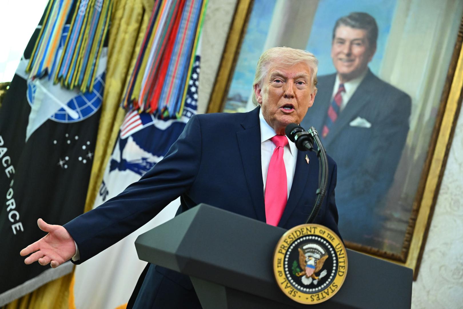 Donald Trump, este martes en la Casa Blanca