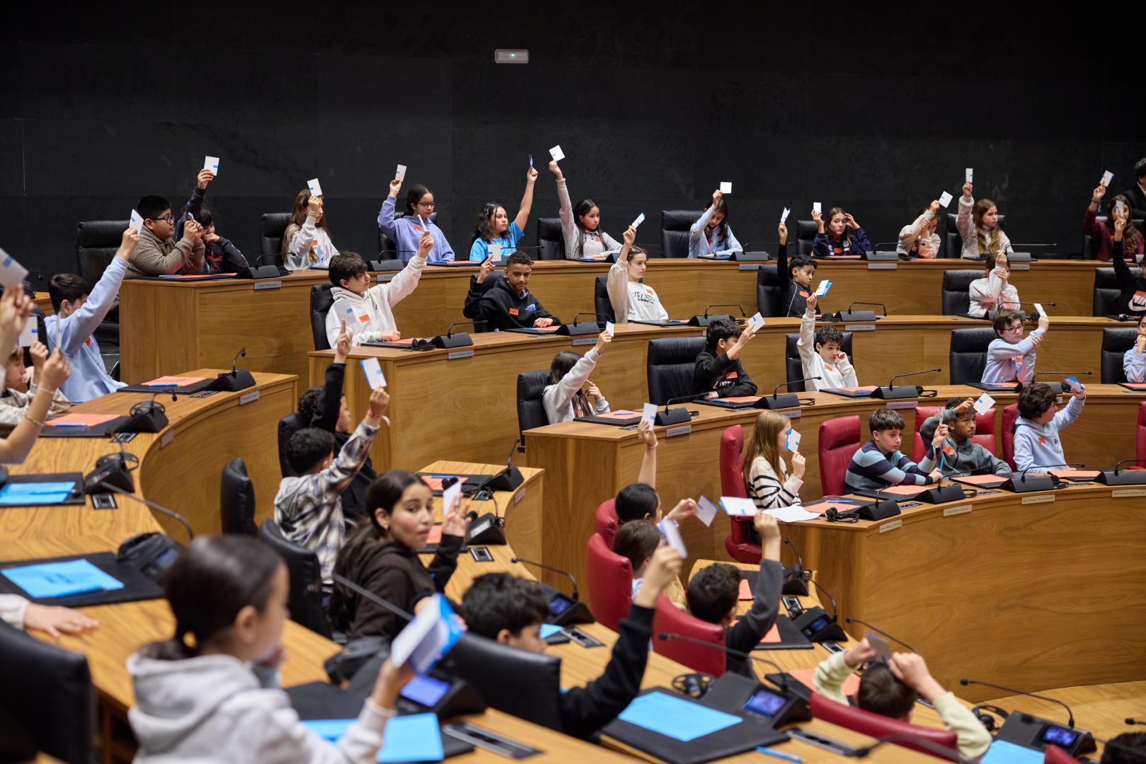 Estudiantes de los colegios Elías Terés y Monte San Julián ejercieron de diputados por un día