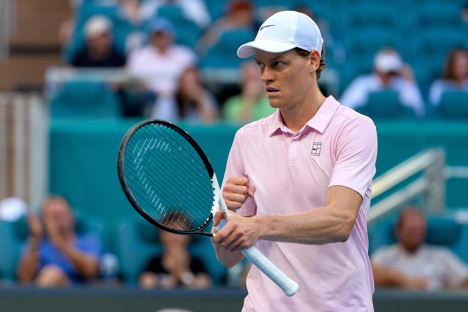 Sinner, en el Masters 1000 de Miami
