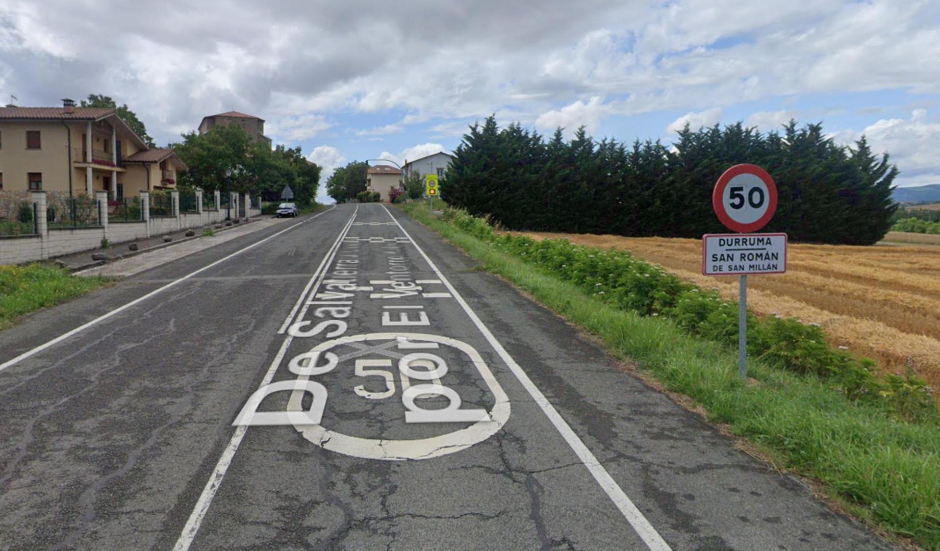 Una de las entradas a San Millán de San Román (Álava)