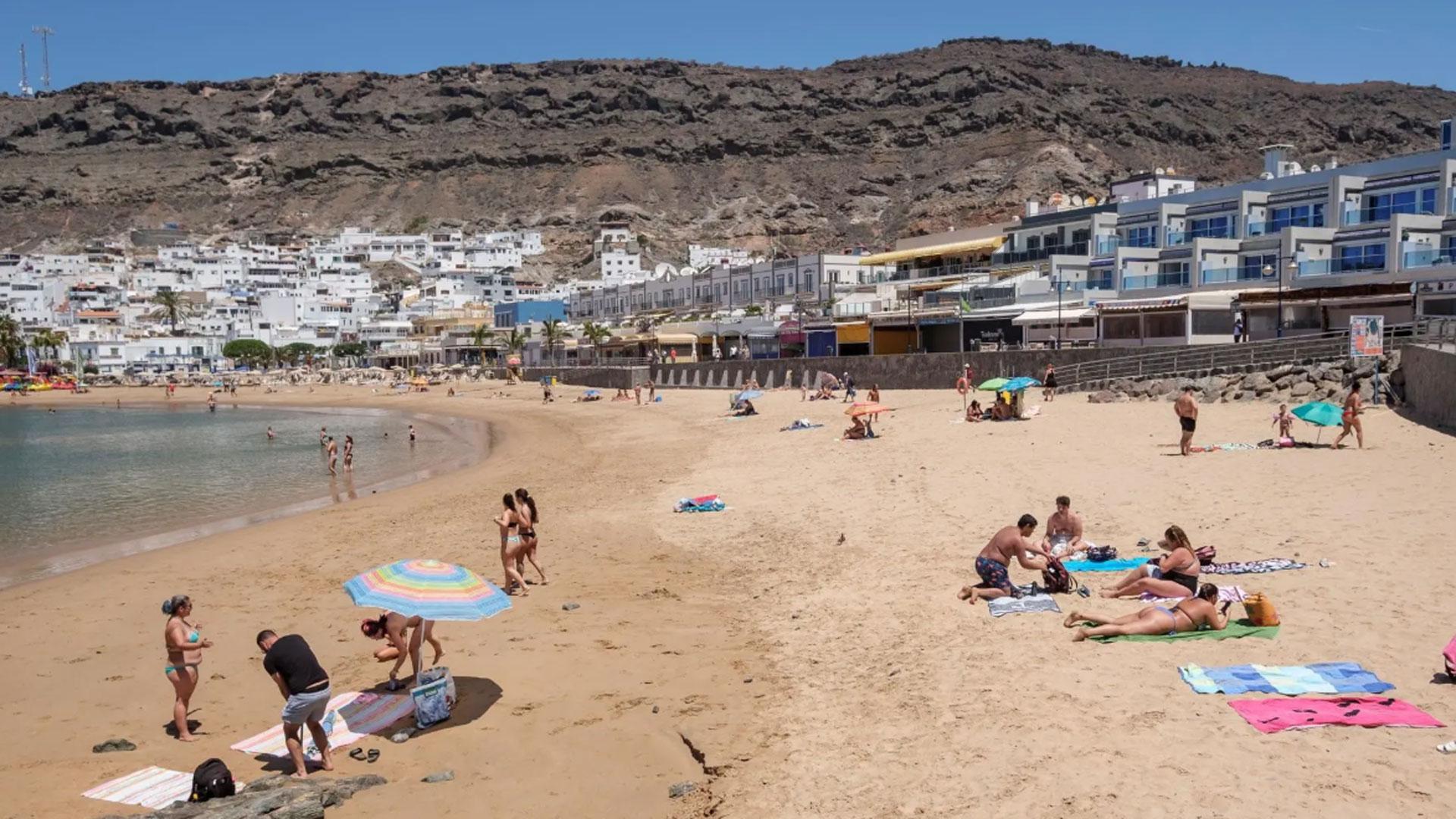 Playa de Mogán en Gran Canaria