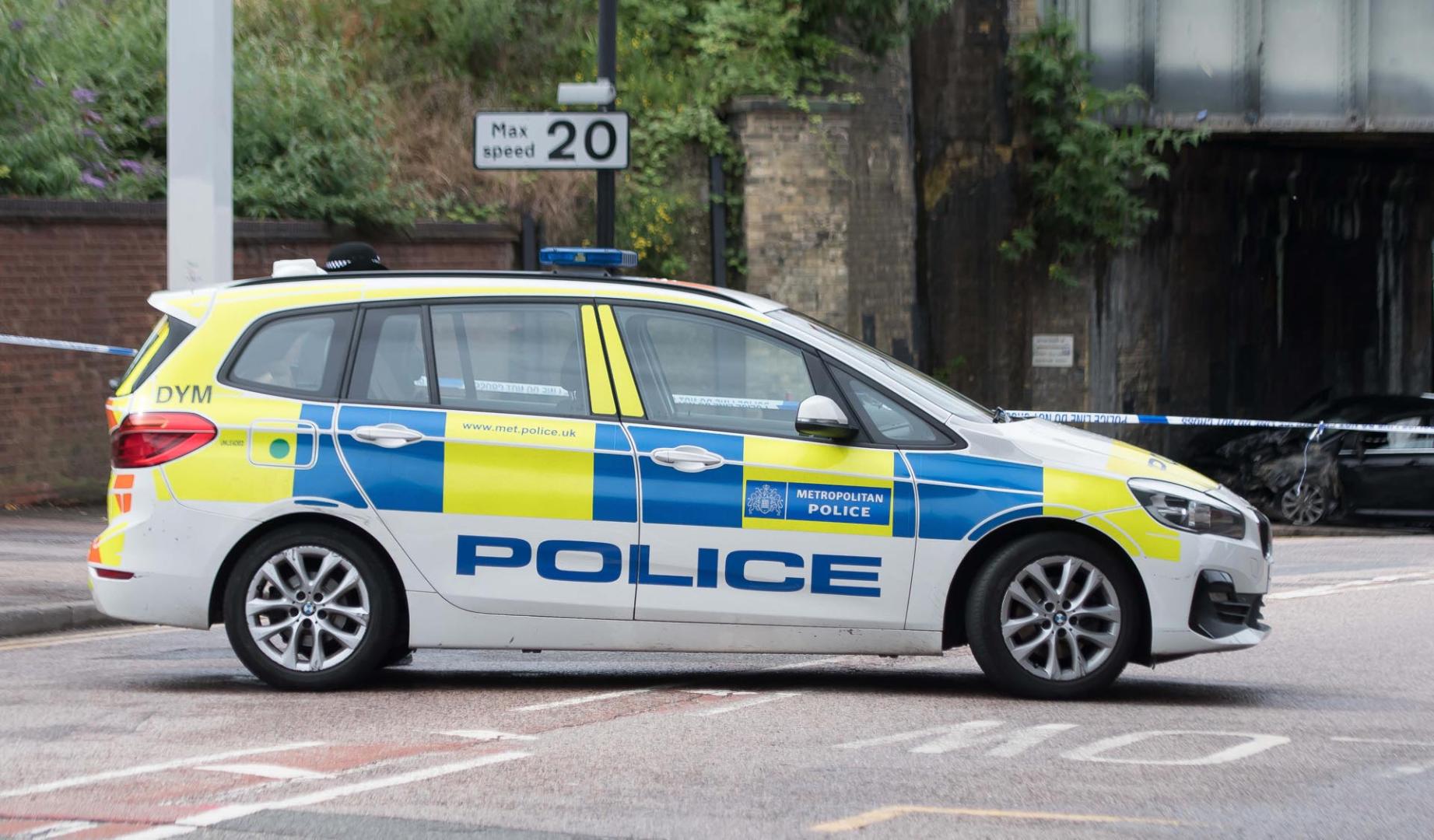 Un coche de la policía en Londres, en una fotografía de archivo