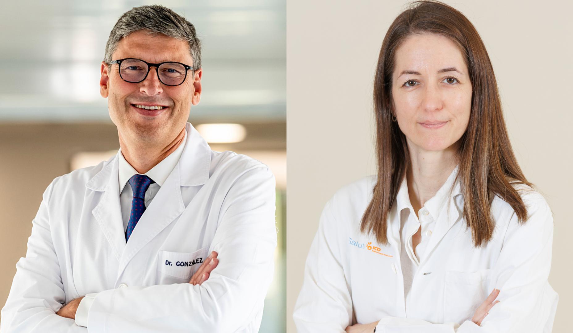 Los doctores Antonio González, del CCUN, y Marta González, del ICO, participan en este ensayo clínico con el Institute of Cancer Research de Londres y el Princess Margaret Hospital de Toronto