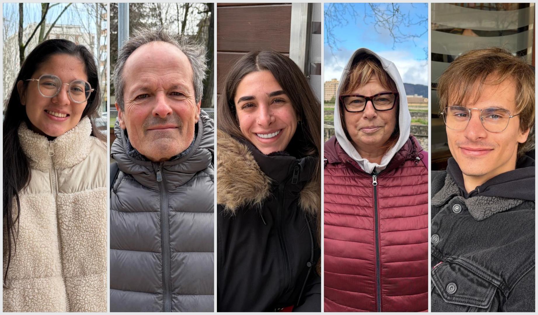 De izda. a dcha., Karen Guerra Ponciano, Oscar Jáuregui Georá, Olivia Zeitouni, Amaya Landívar Perea y Pedro Prats Castañer