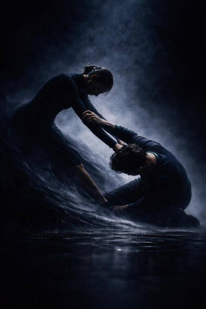 Idoia Rodríguez (izq.), en una imagen del proyecto 'Threshold'.