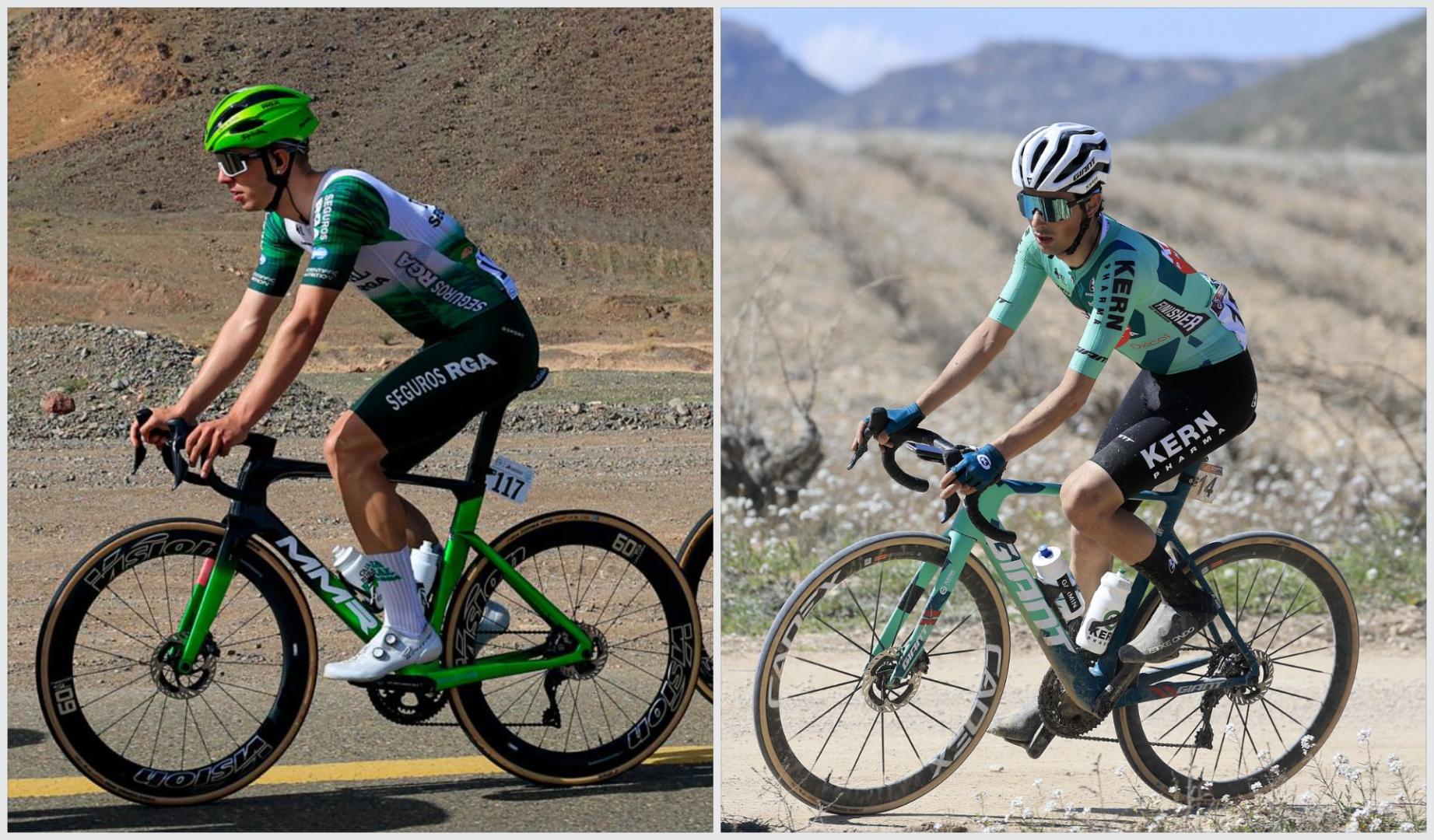 Iker Villar y Unai Ramos, en carrera.