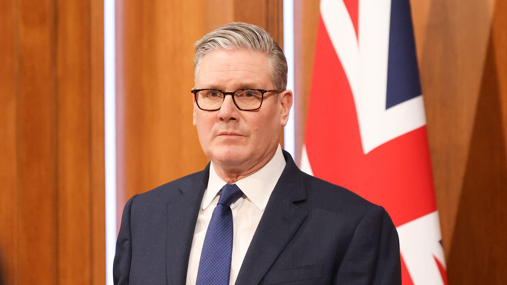 El primer ministro Keir Starmer, en su comparecencia en Downing Street este miércoles