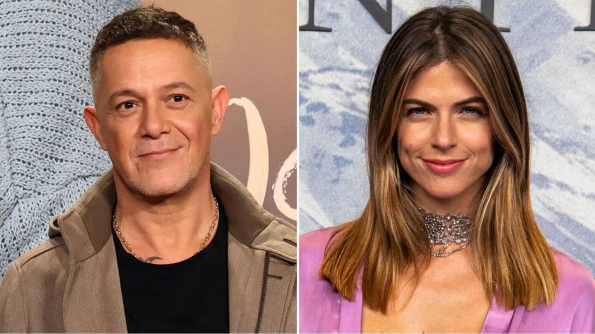 Alejandro Sanz y Stephanie Cayo