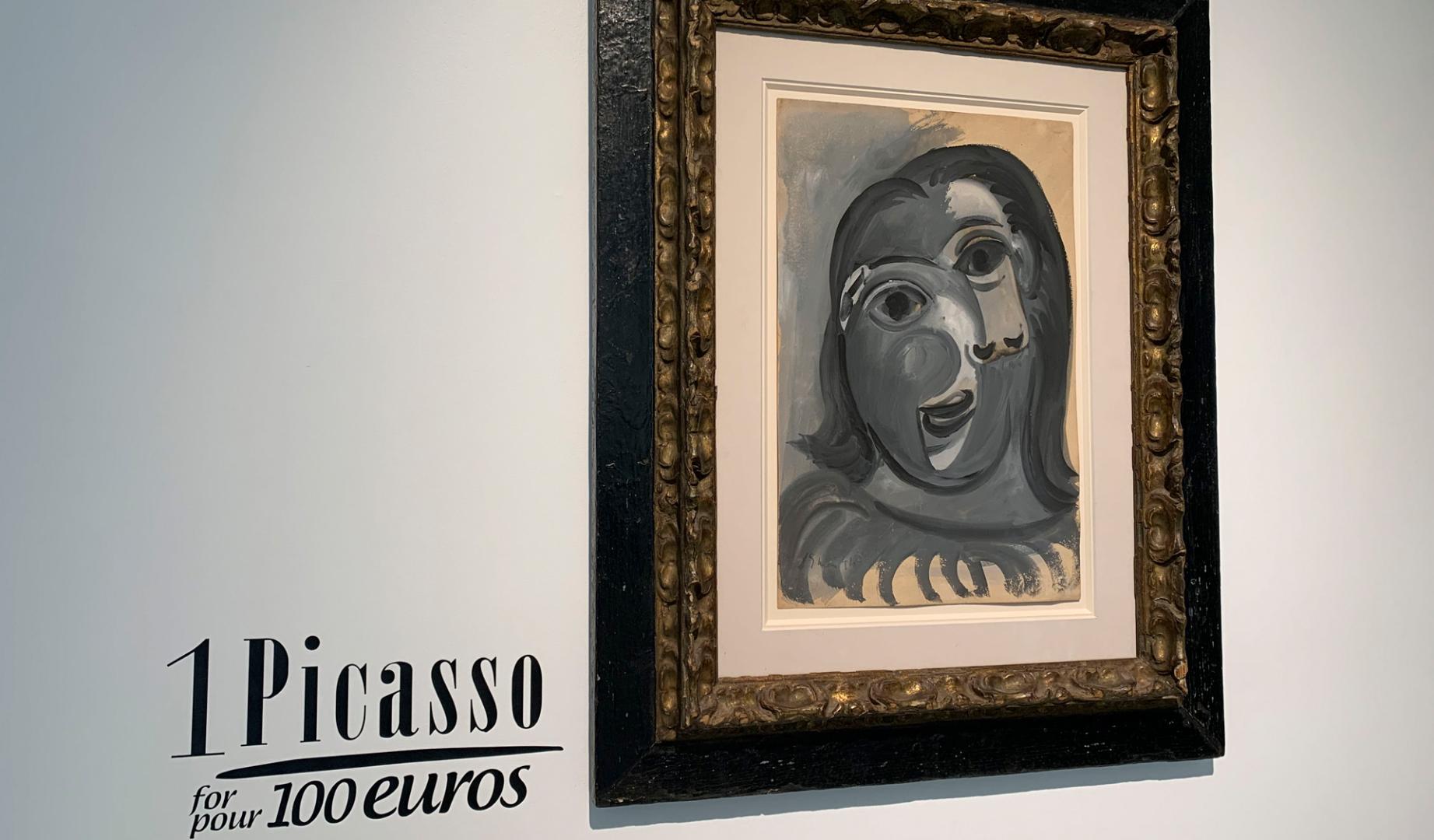 Personas de medio centenar de países optan a un Picasso por 100 euros en sorteo solidario
