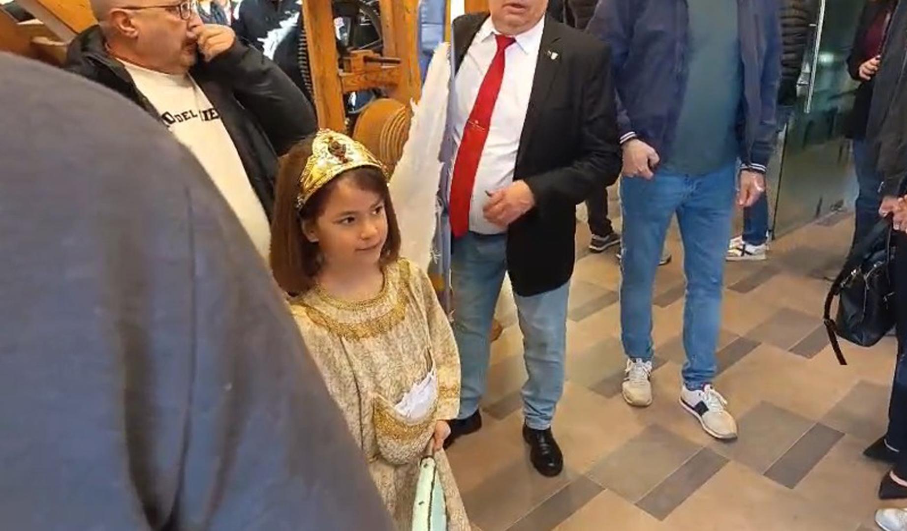 El Ángel (Emma Madorrán Ojuel) ya está en la Casa del Reloj