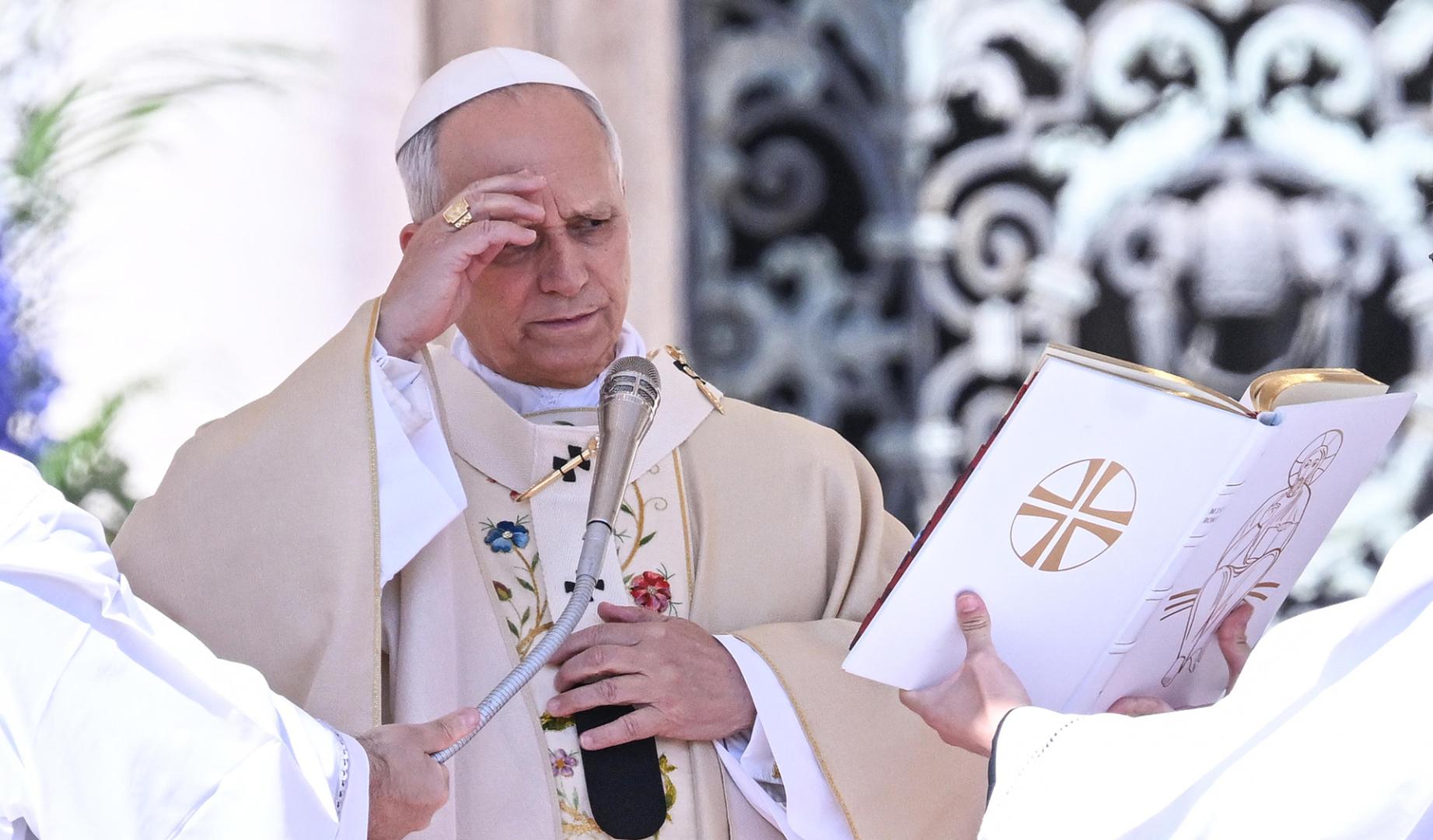 León XIV en su primer mensaje de Pascua