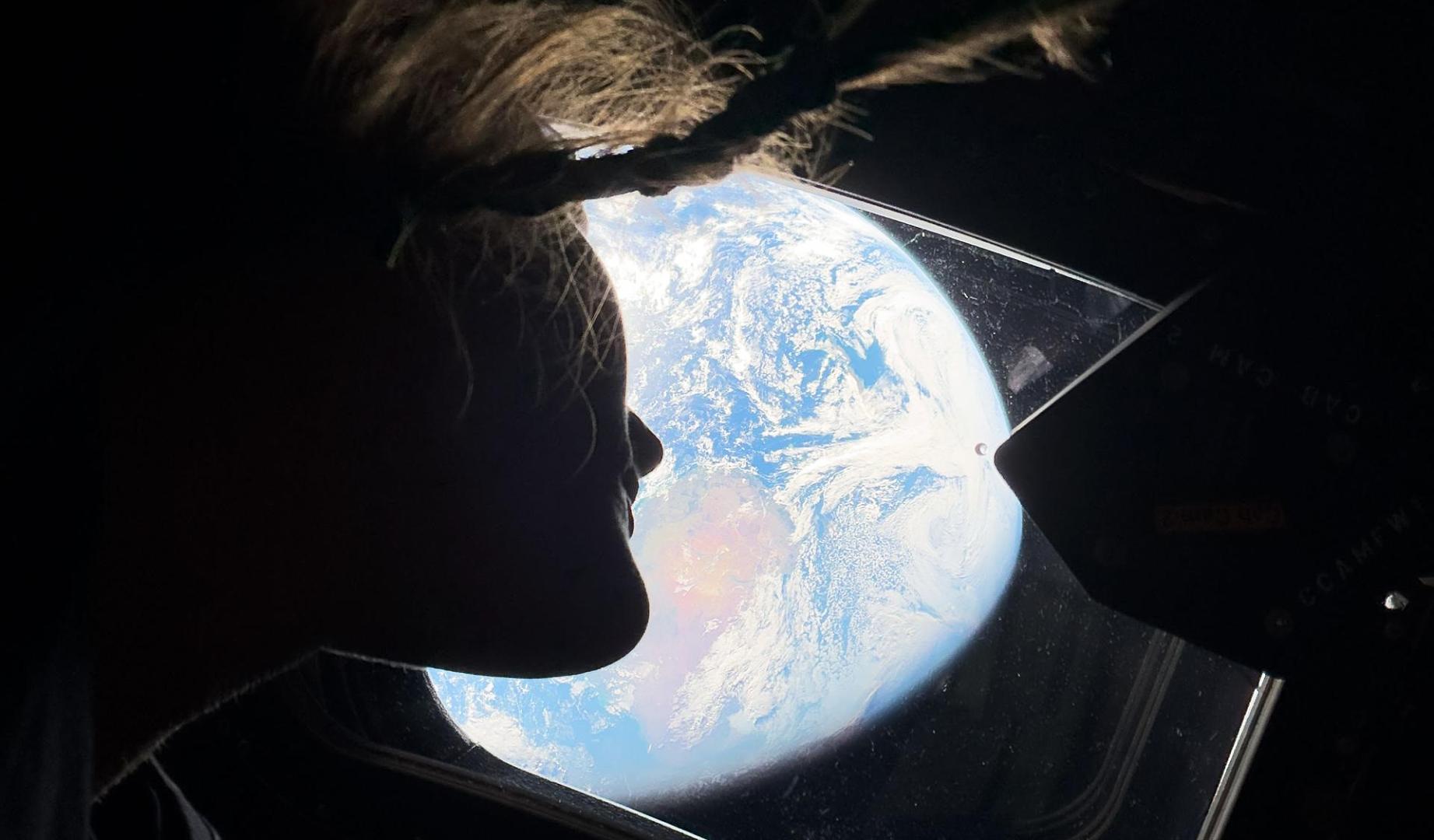 La astronauta Christina Koch en el Artemis II